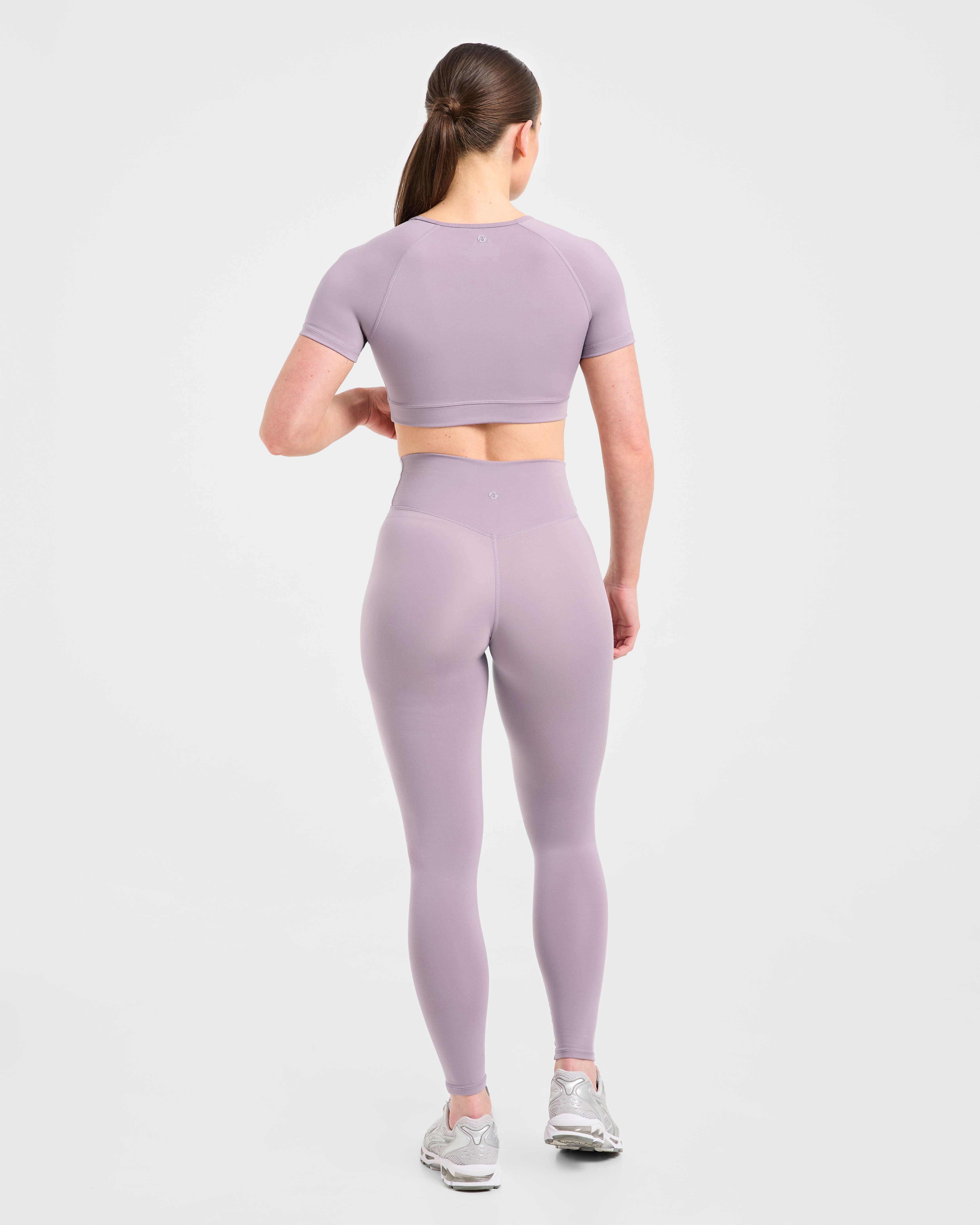 Staple Crop Top - Mauve Purple