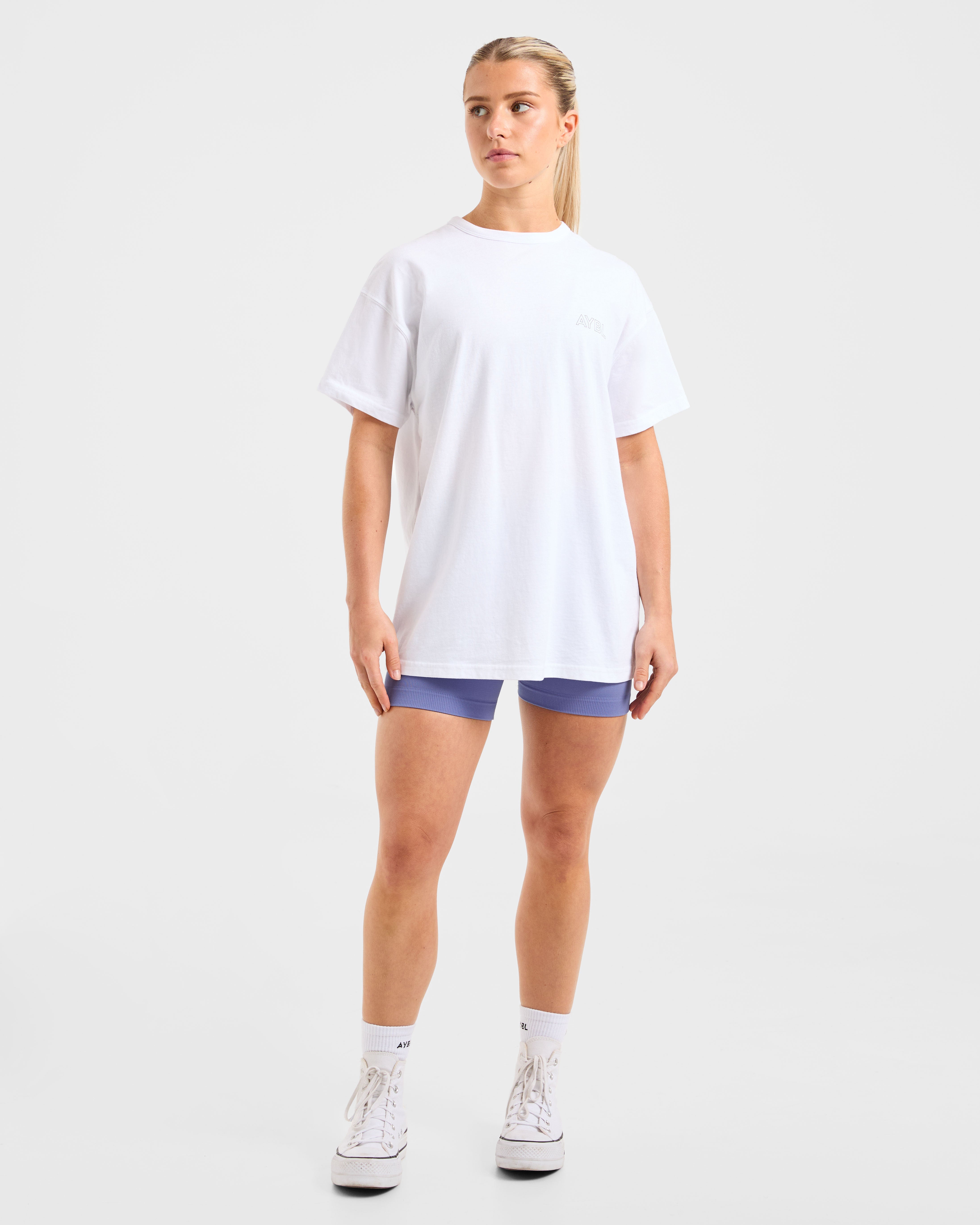 AYBL Athletics Oversized T Shirt - White