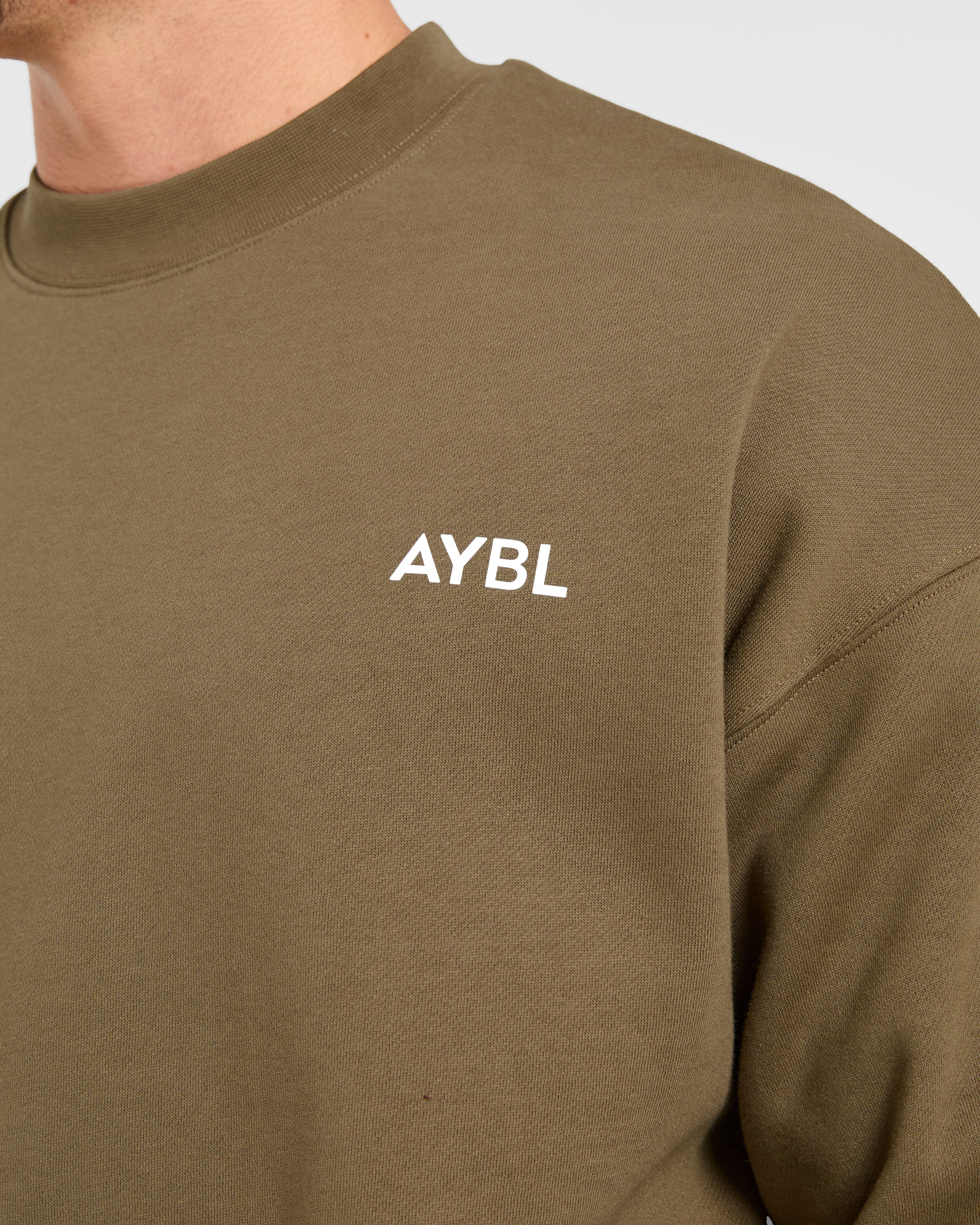 Essential Oversized Sweater - Olive Green