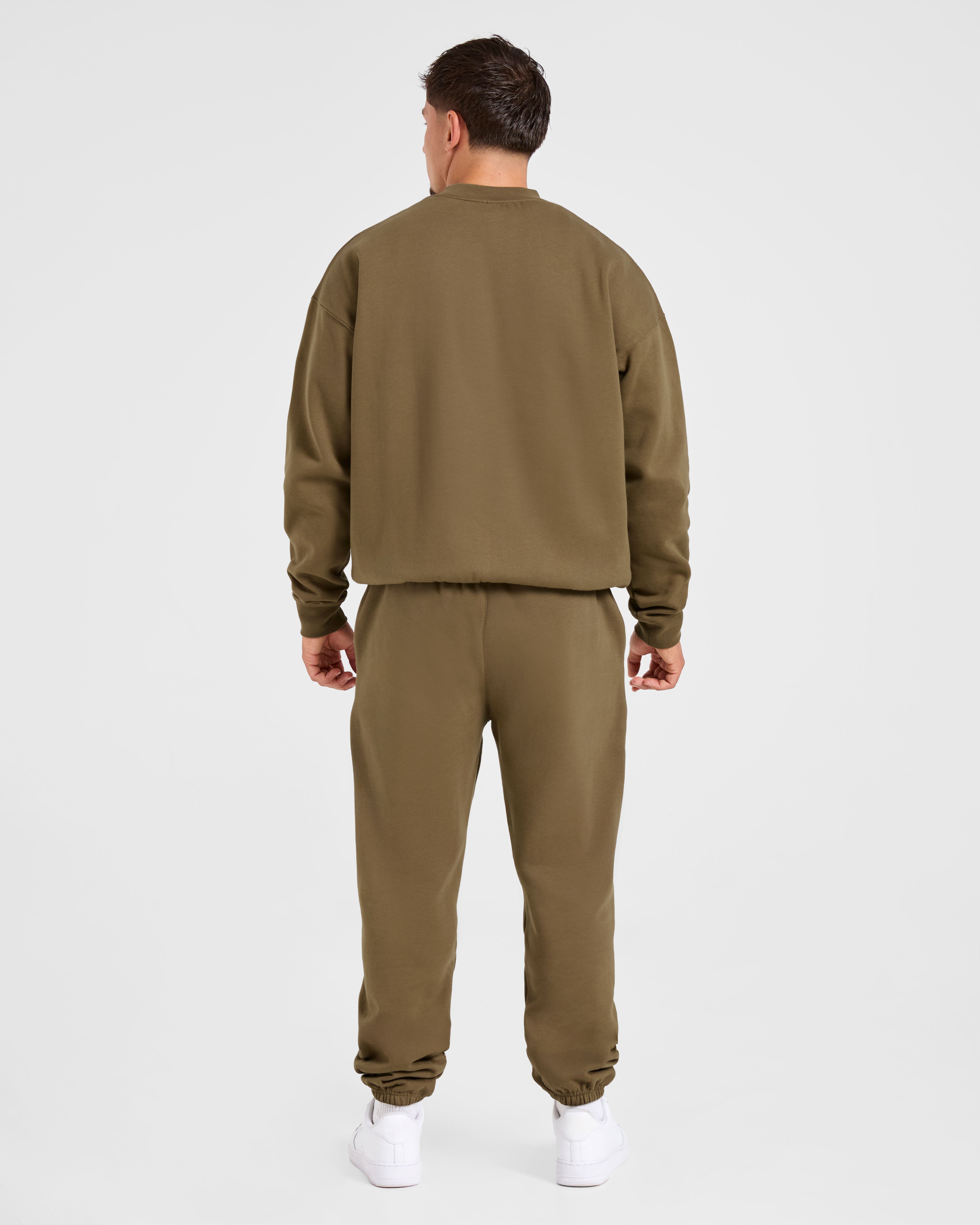Essential Oversized Joggers- Olive Green