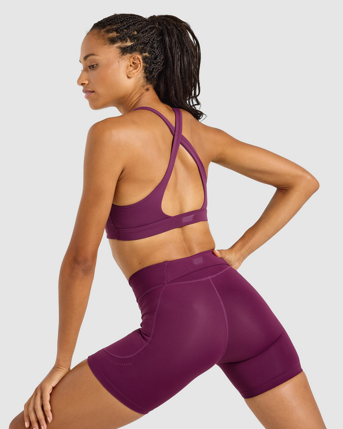 Run Pocket Shorts - Plum