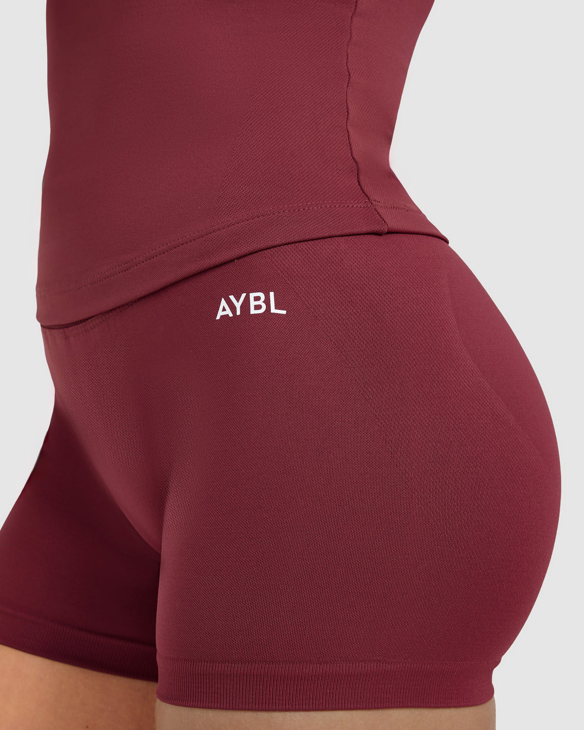 Enhance Seamless Long Sleeve Top - Mahogany Red