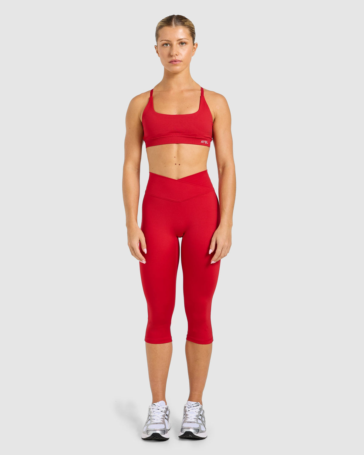 Sculpt Wrap Capri - Red