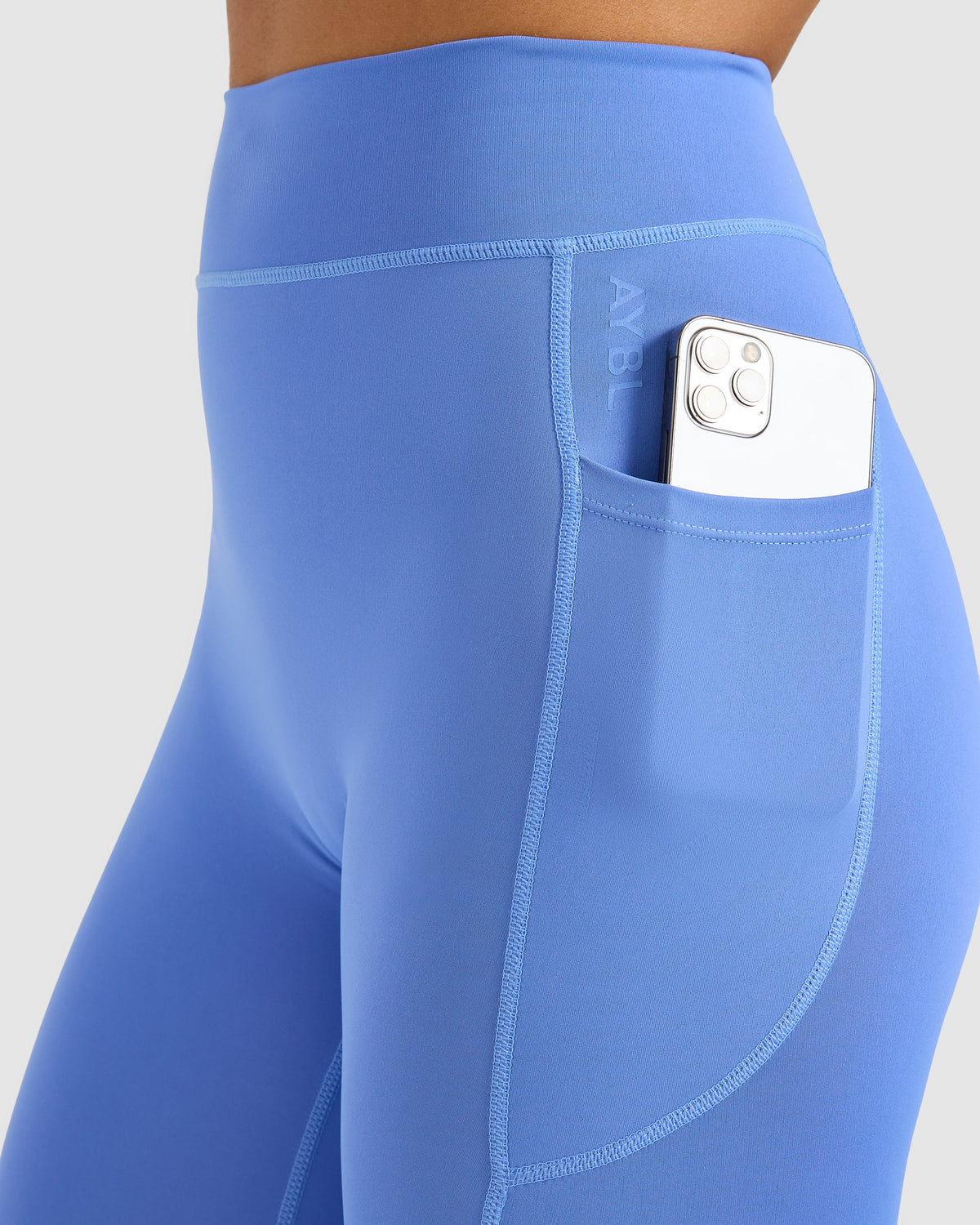 Run Pocket Leggings - Cornflower Blue