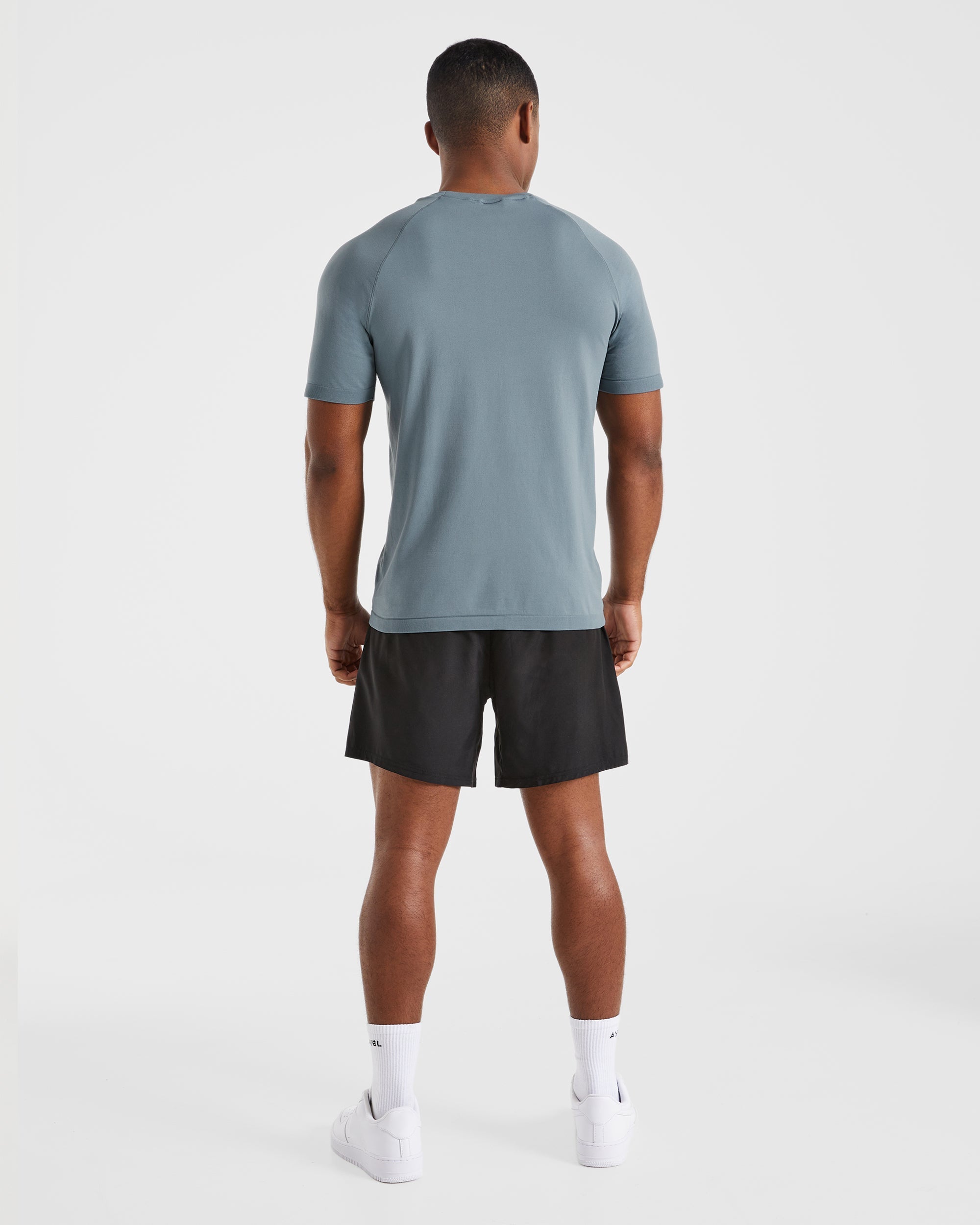 Ascend Seamless T Shirt - Slate Blue