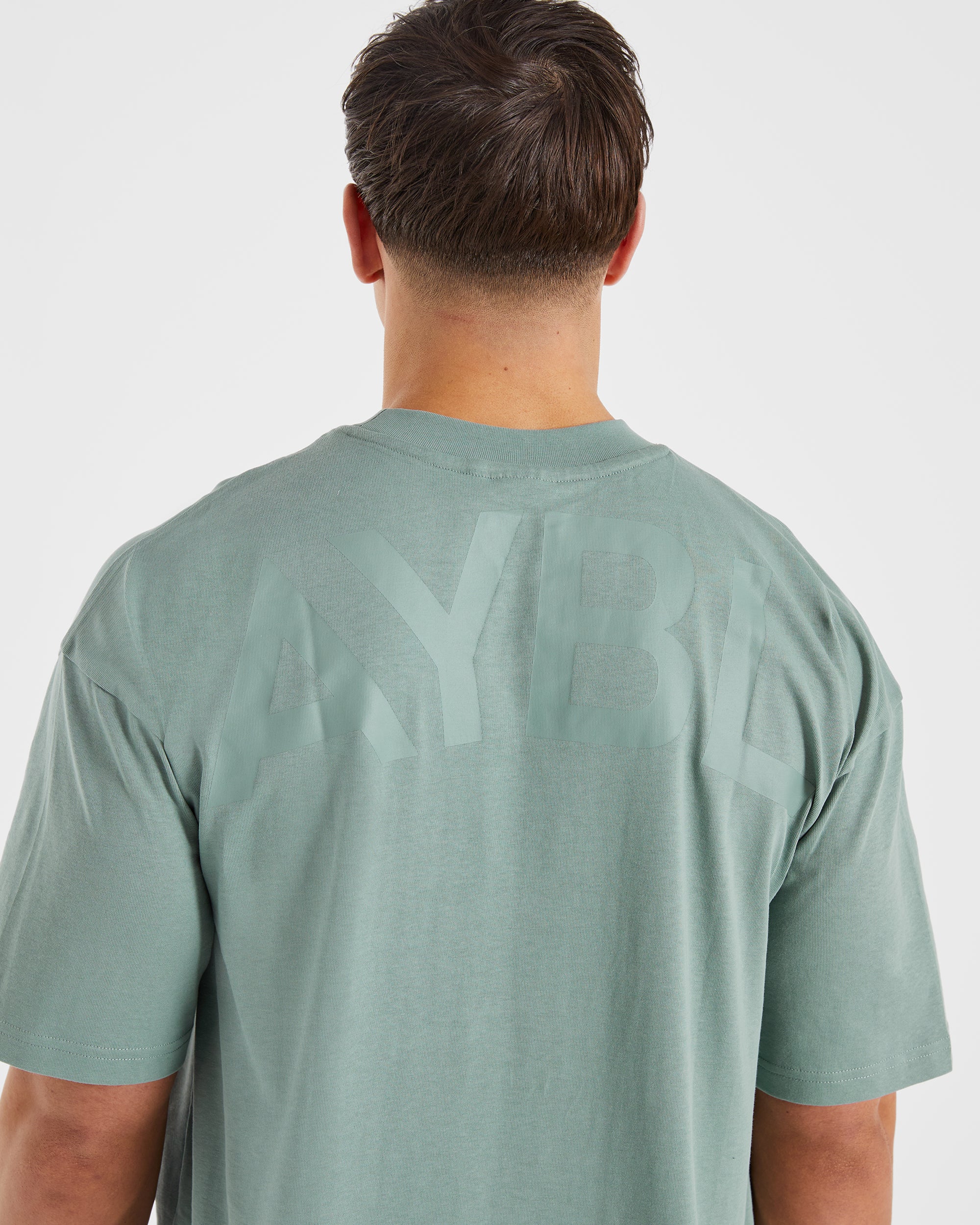 Essential Oversized T Shirt - Slate Green