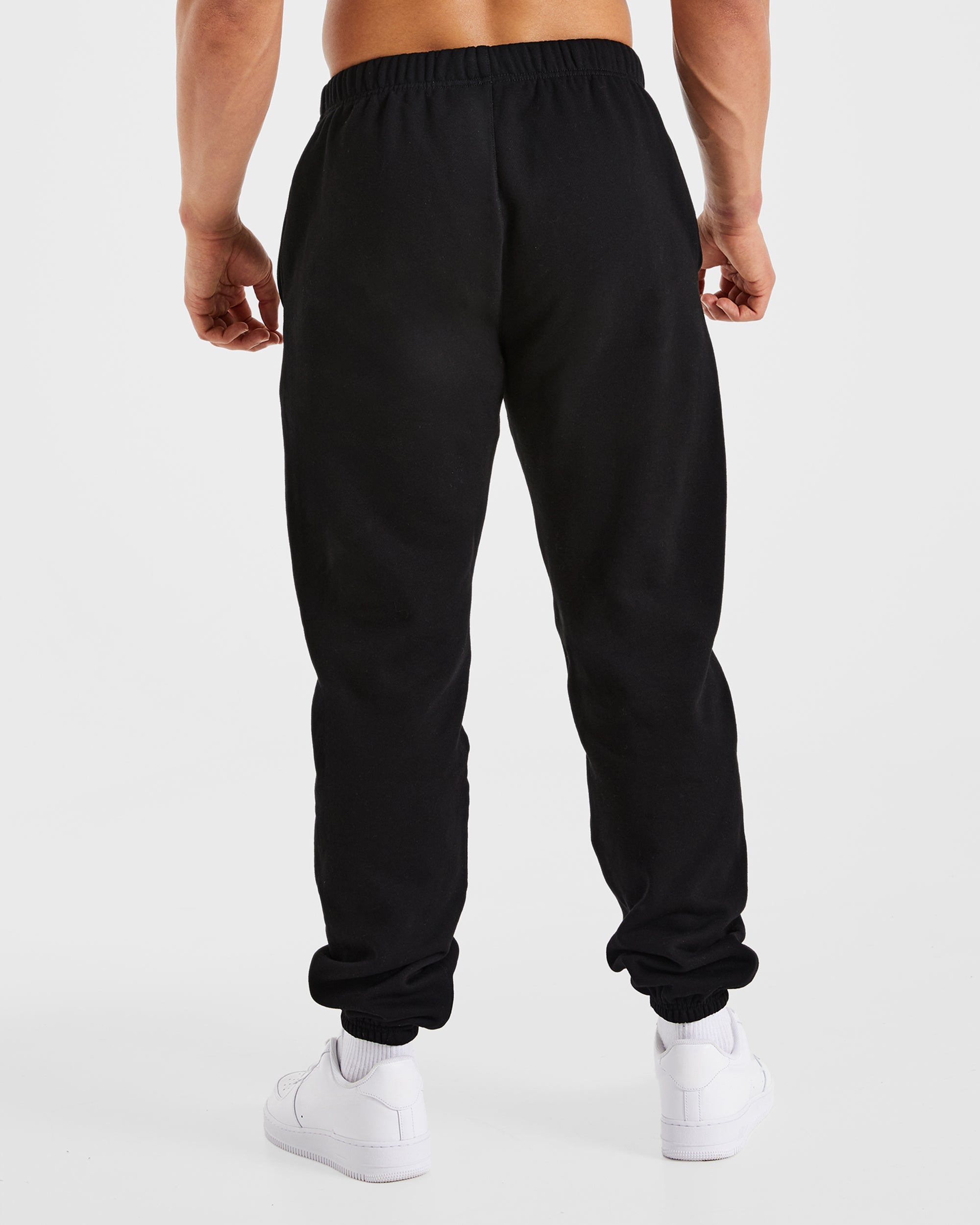 Essential Oversized Joggers - Black