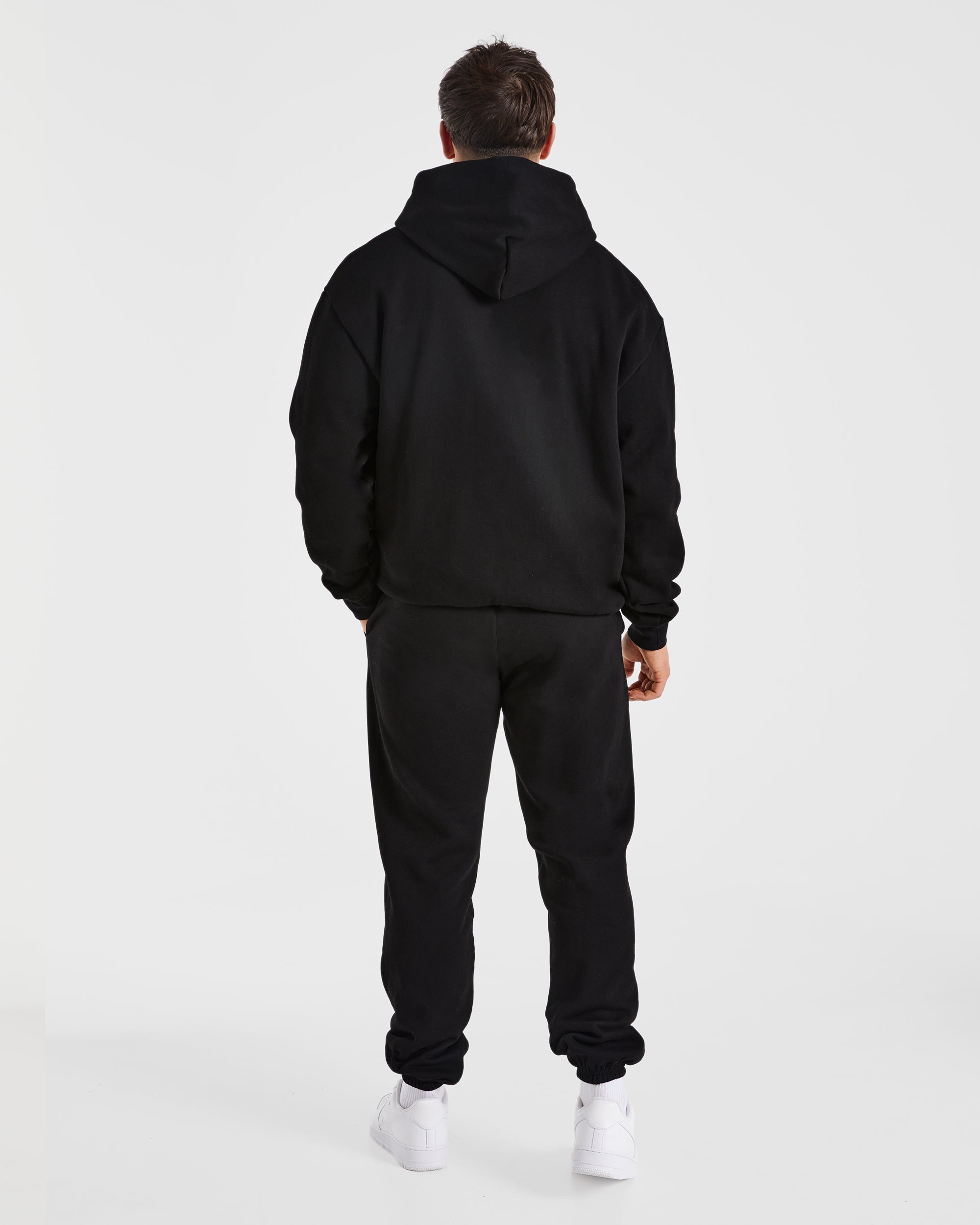 Essential Oversized Hoodie - Black