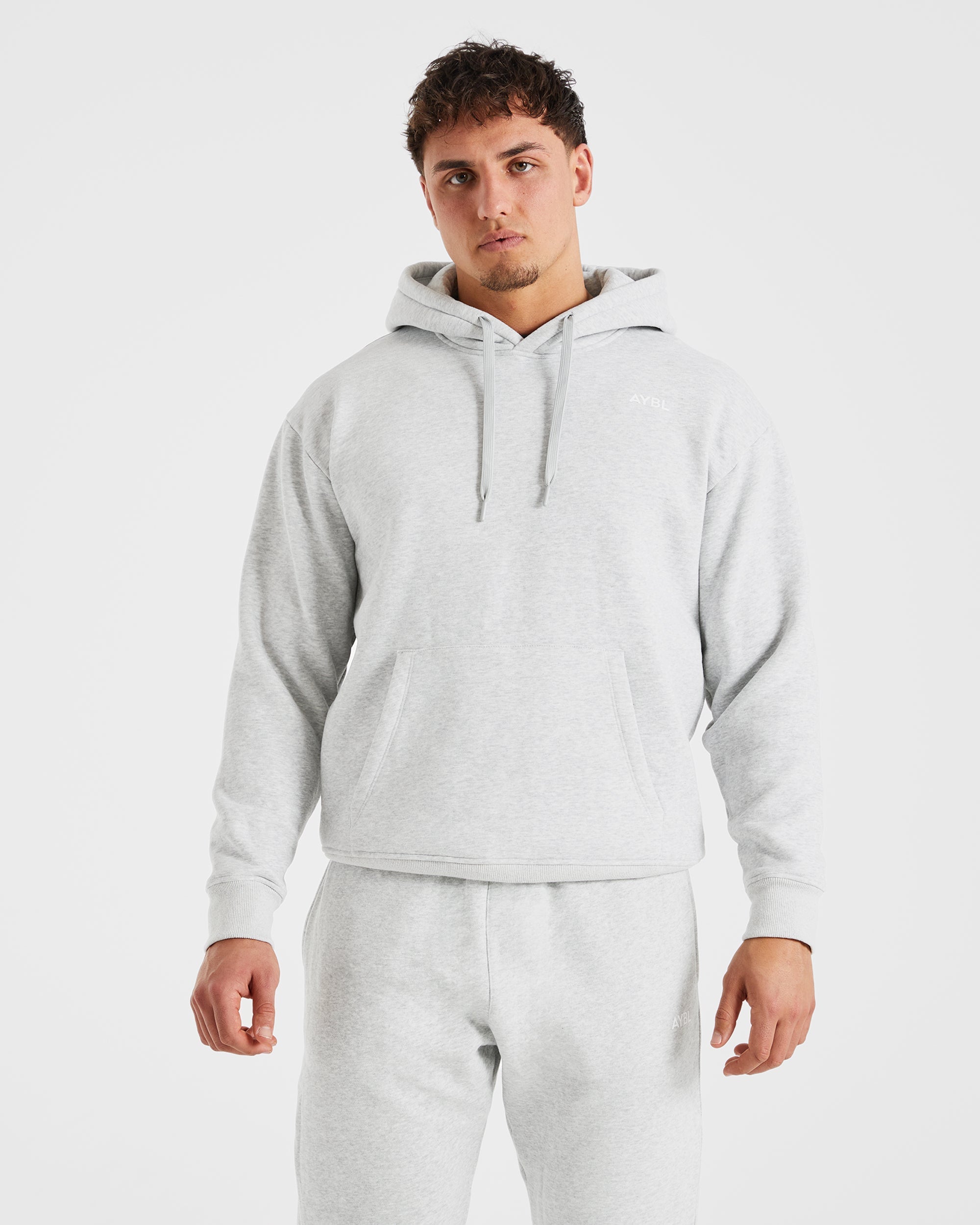 Essential Hoodie - Grey Marl