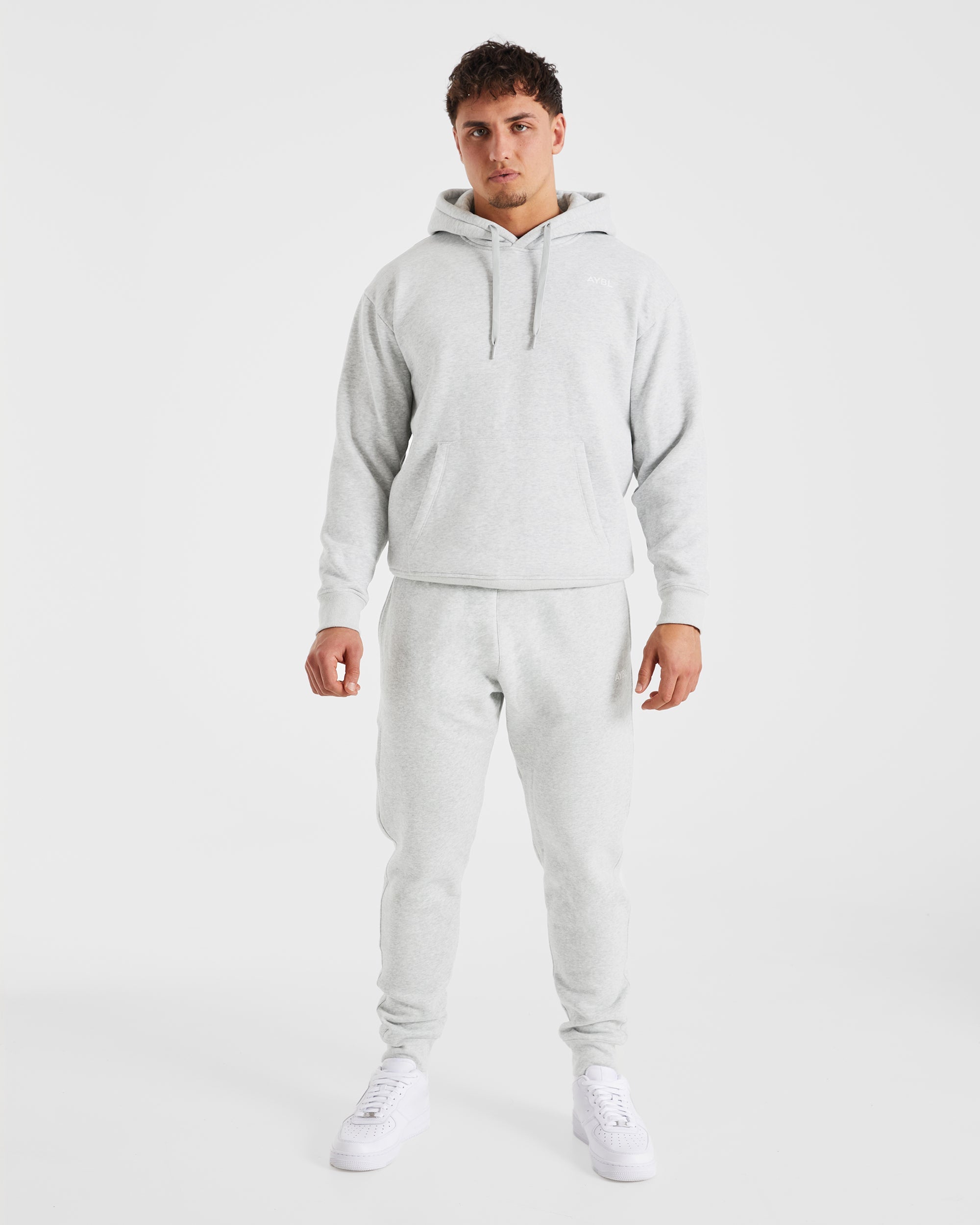 Essential Hoodie - Grey Marl