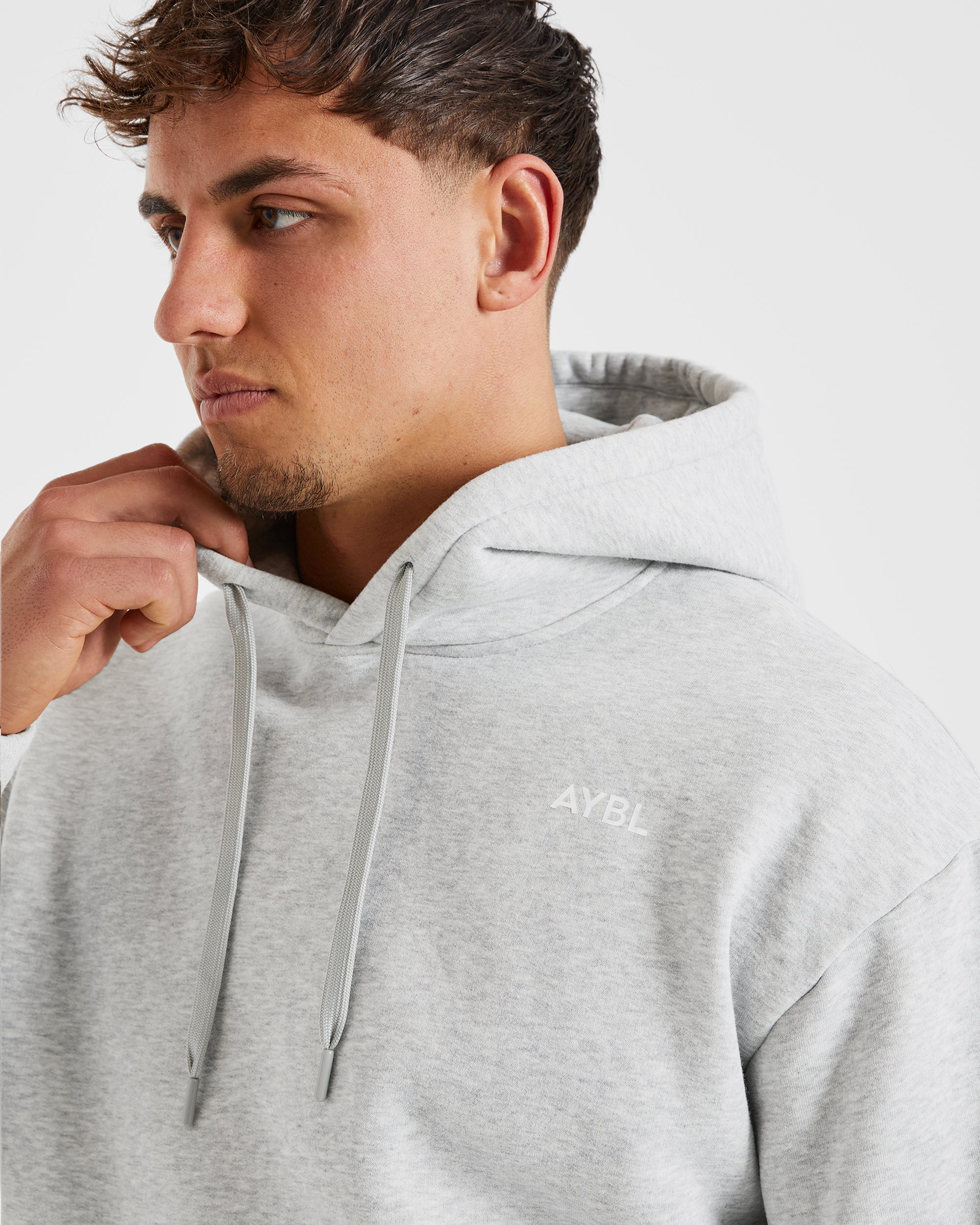 Essential Hoodie - Grey Marl