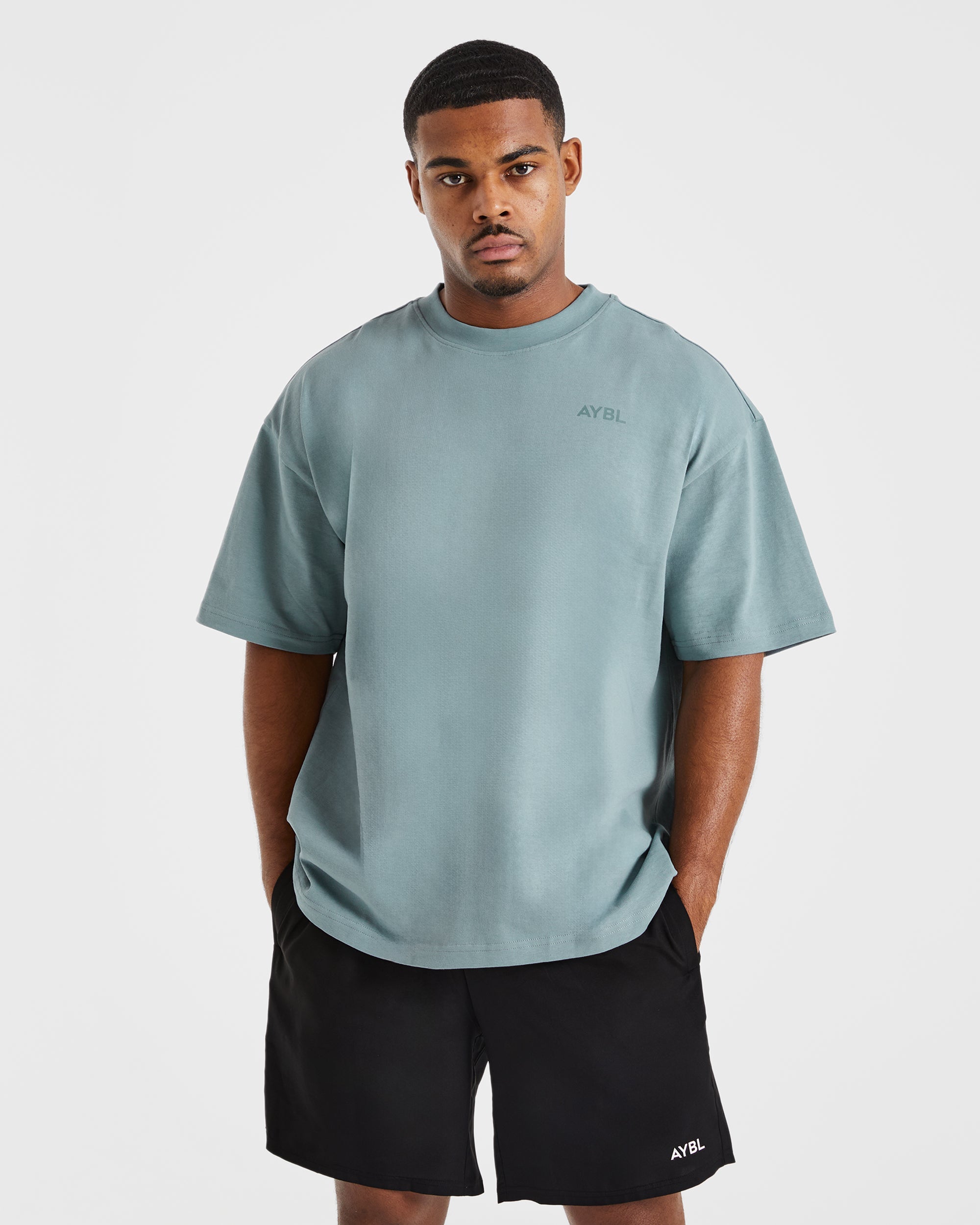 Essential Oversized T Shirt - Ocean Mist