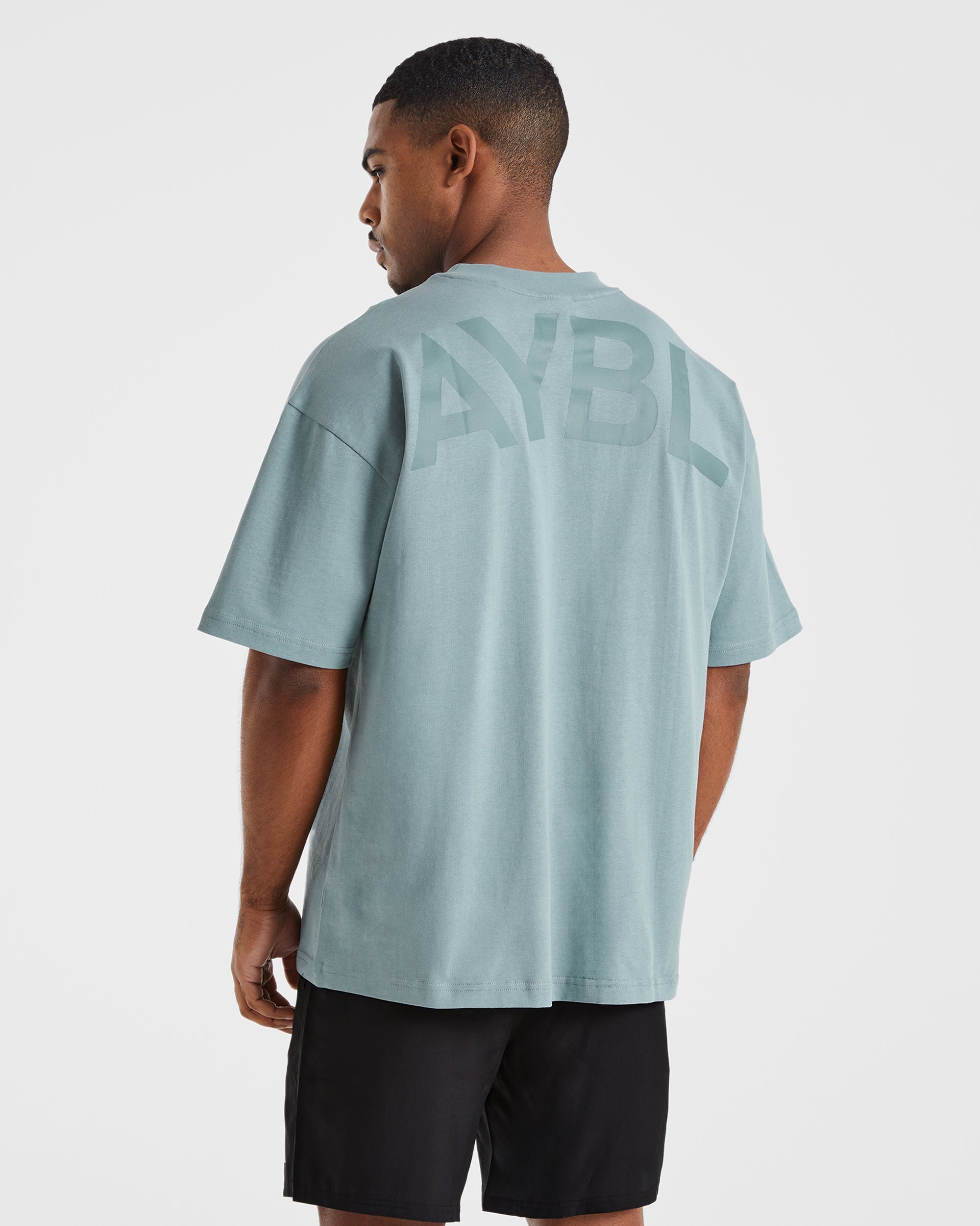 Essential Oversized T Shirt - Ocean Mist