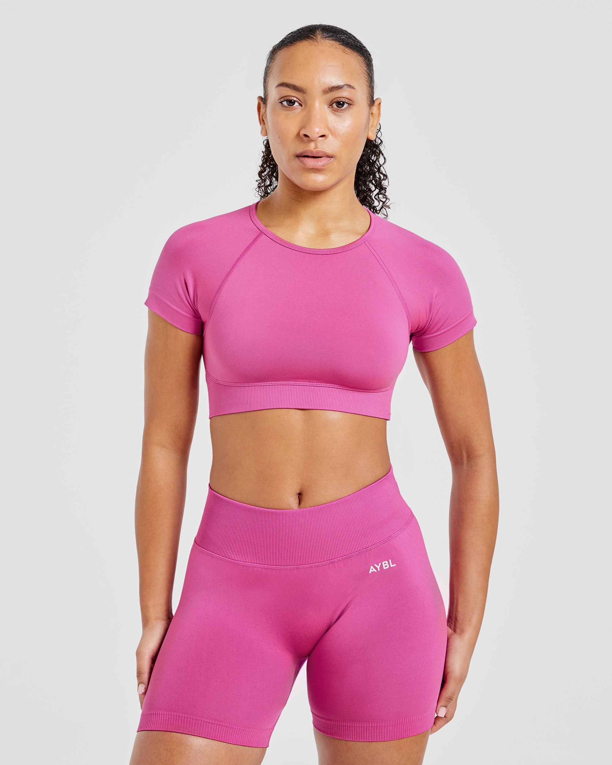 Adapt Seamless Crop Top - Pink