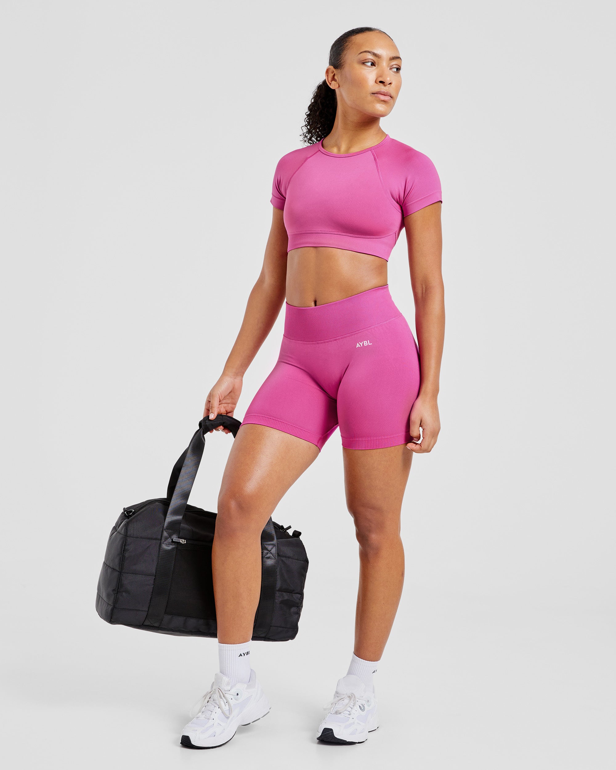 Adapt Seamless Crop Top - Pink