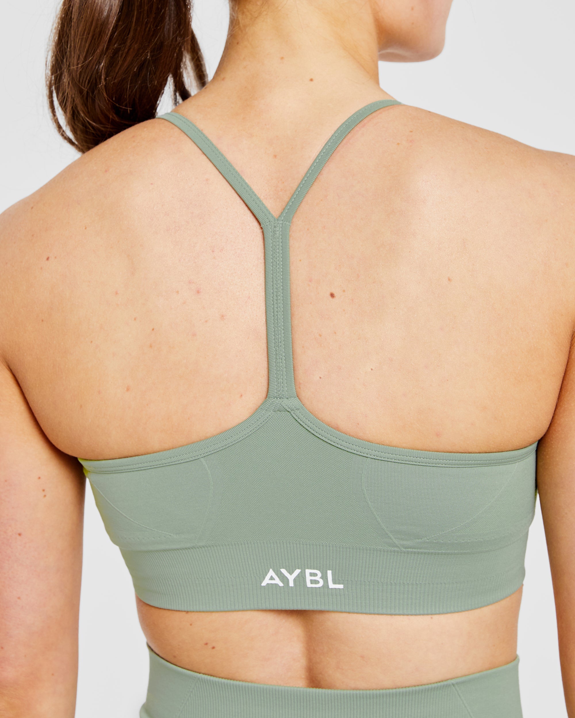 Empower Seamless Sports Bra - Grove Green