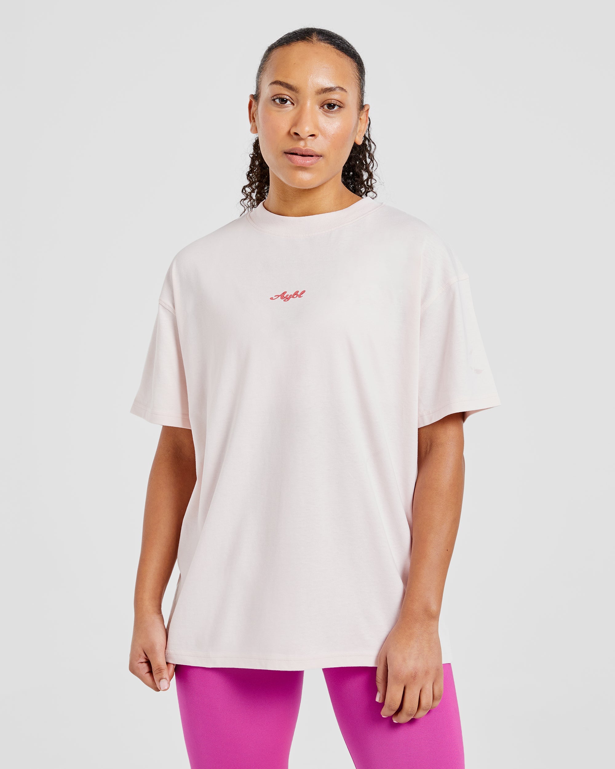 Swolemate Oversized T Shirt - Pink