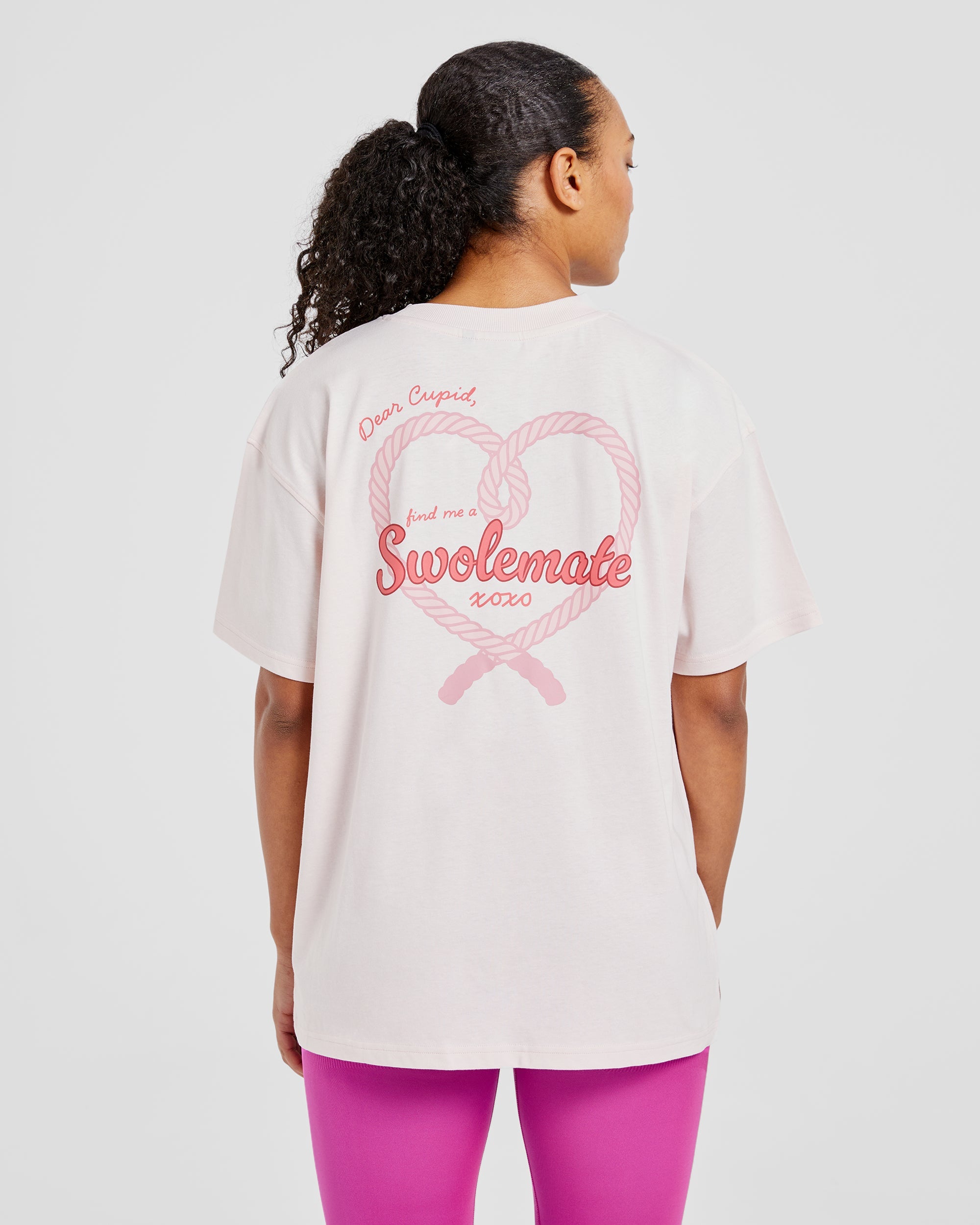 Swolemate Oversized T Shirt - Pink