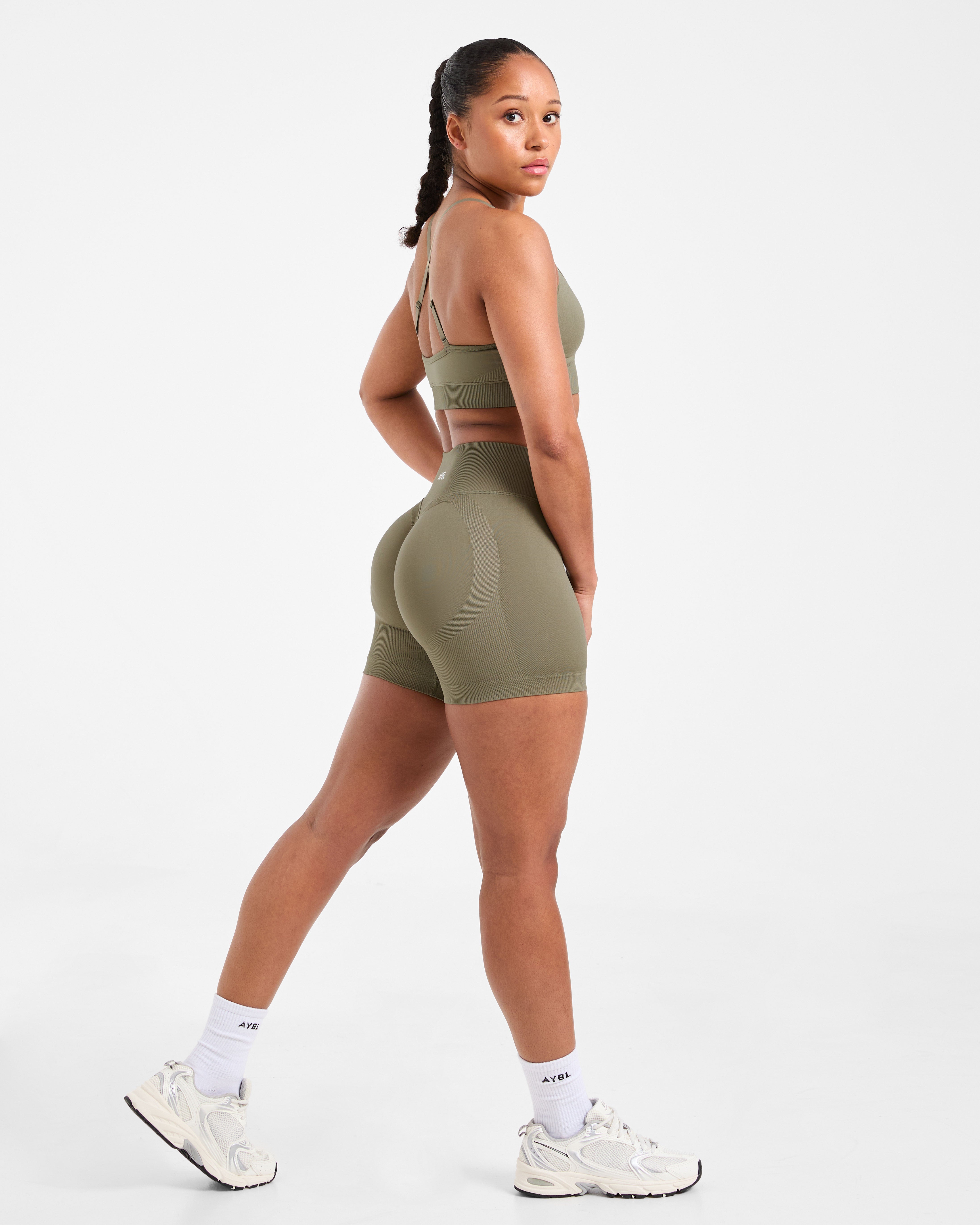 Adapt Seamless Shorts - Muted Olive