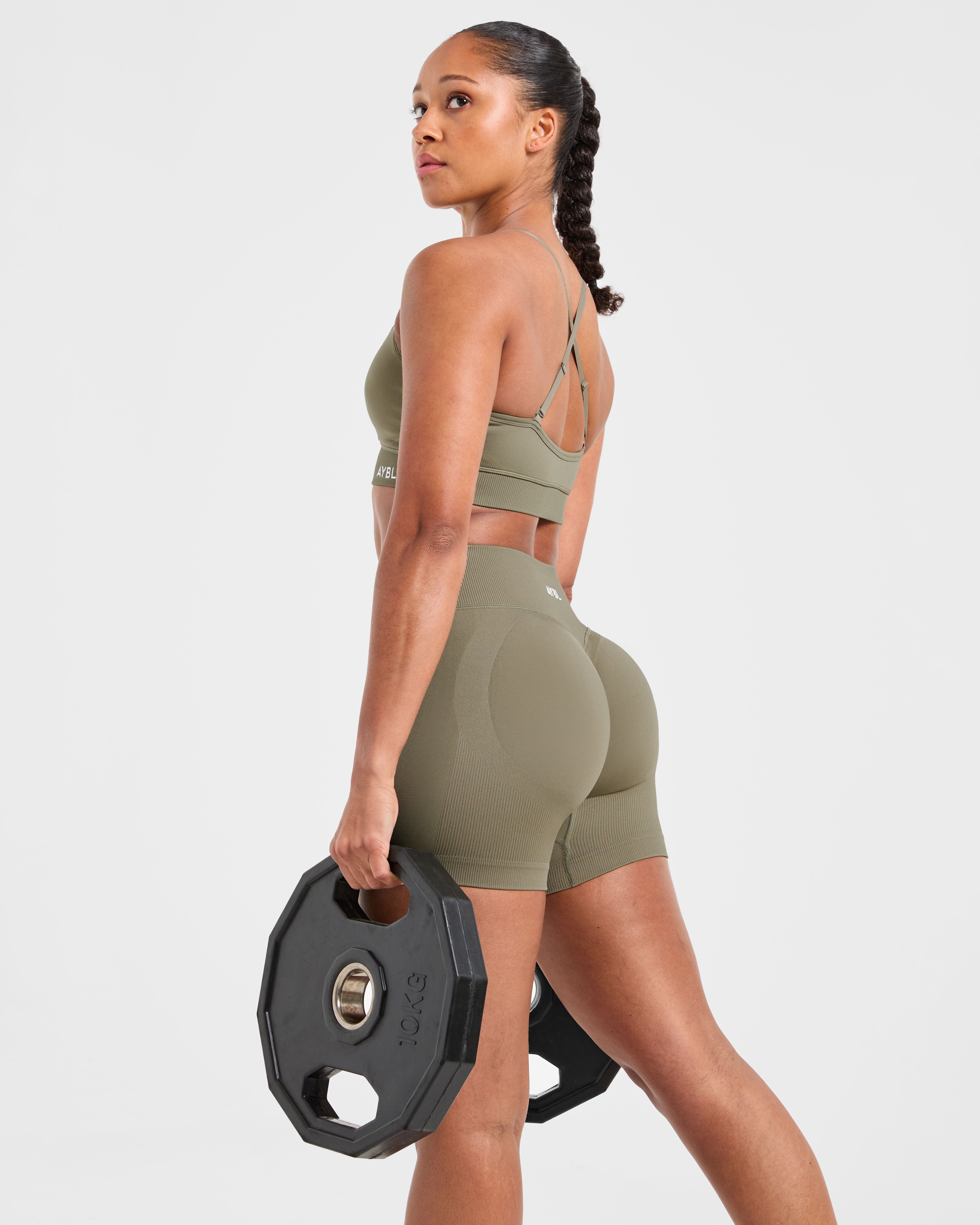 Adapt Seamless Shorts - Muted Olive