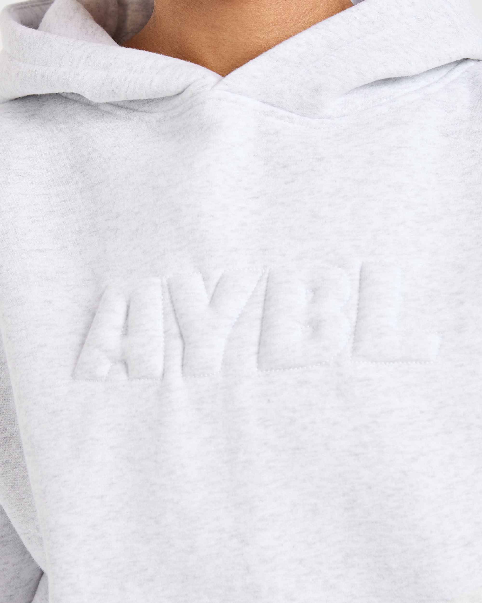 Classic Plush Oversized Hoodie - Heather Grey