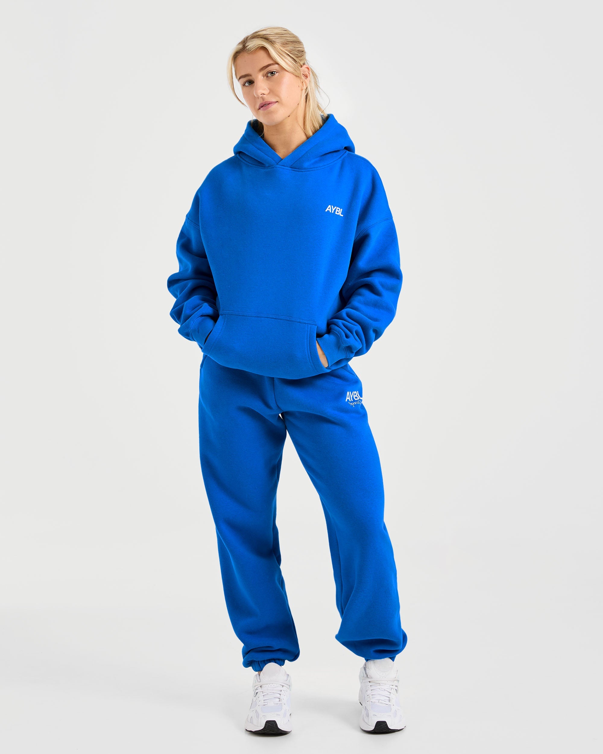 AYBL Sports Club Oversized Hoodie - Cobalt