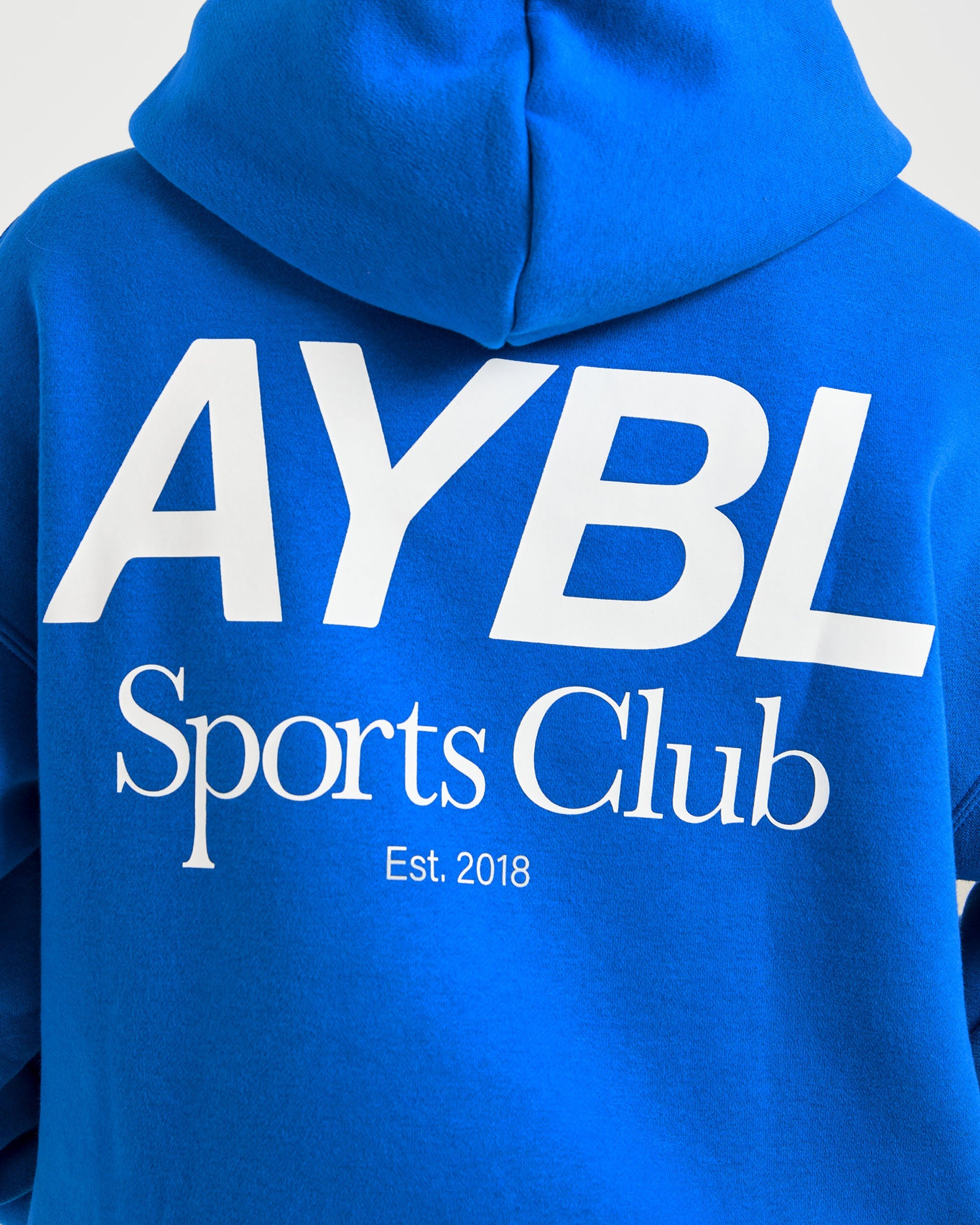 AYBL Sports Club Oversized Hoodie - Cobalt