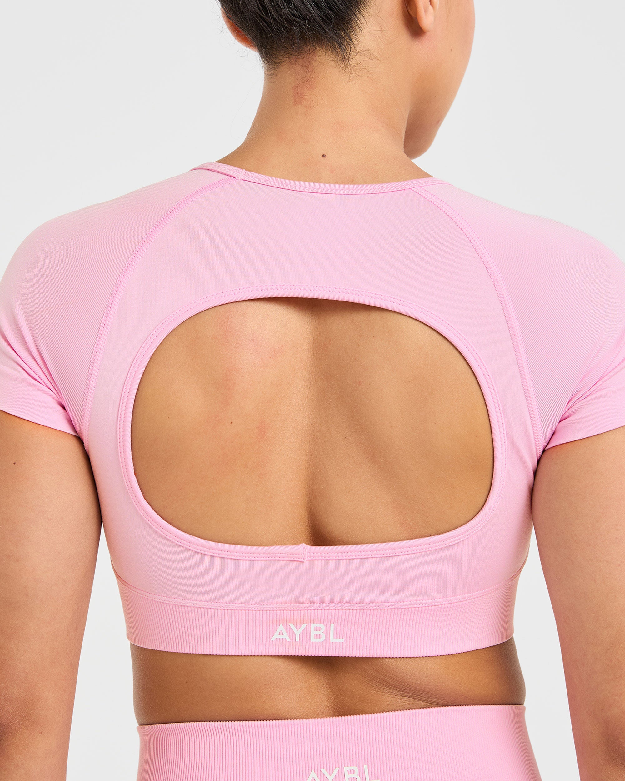 Adapt Seamless Crop Top - Spring Pink