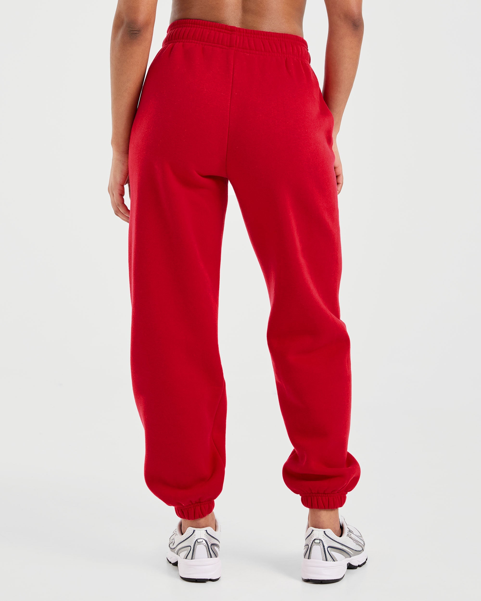 AYBL Sports Club Oversized Joggers - True Red