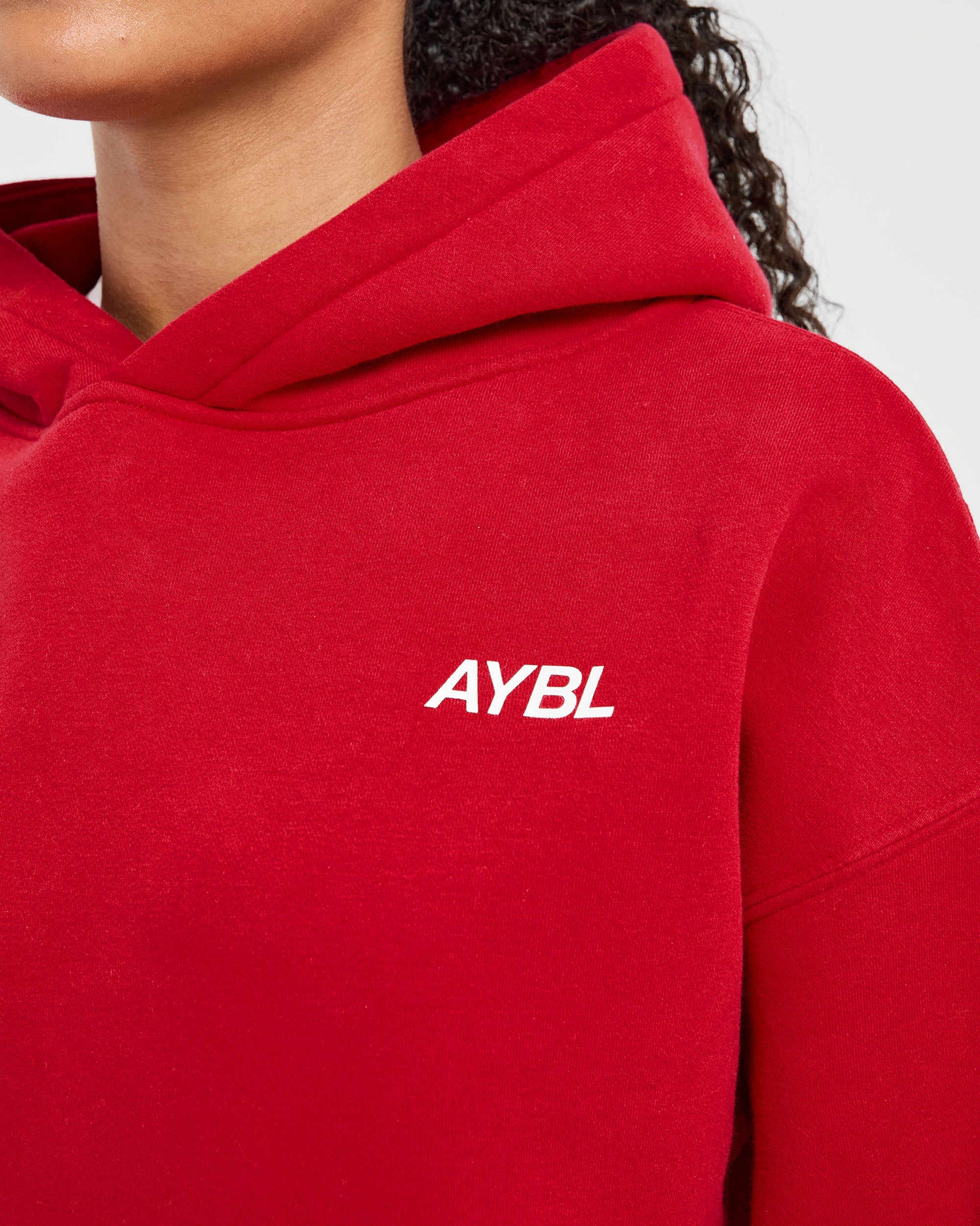 AYBL Sports Club Oversized Hoodie - True Red