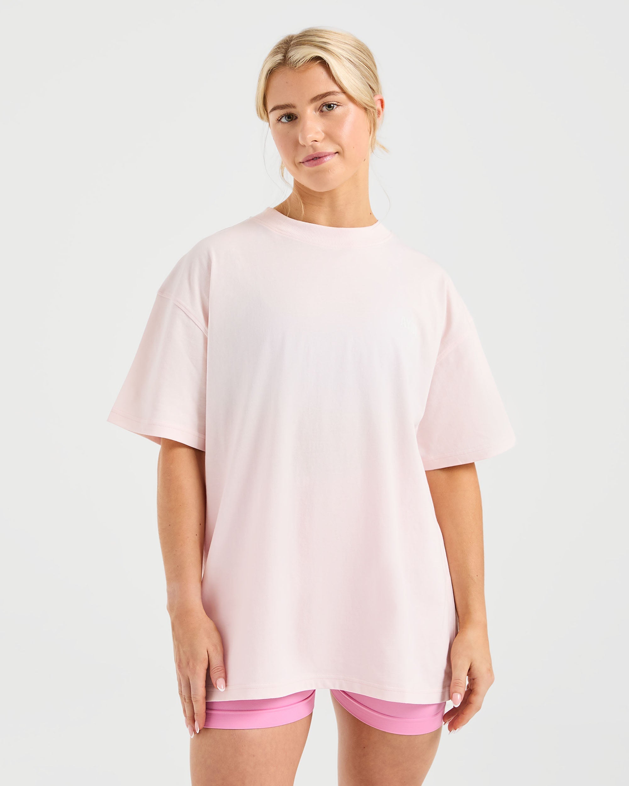 Show Up Oversized T Shirt - Pink