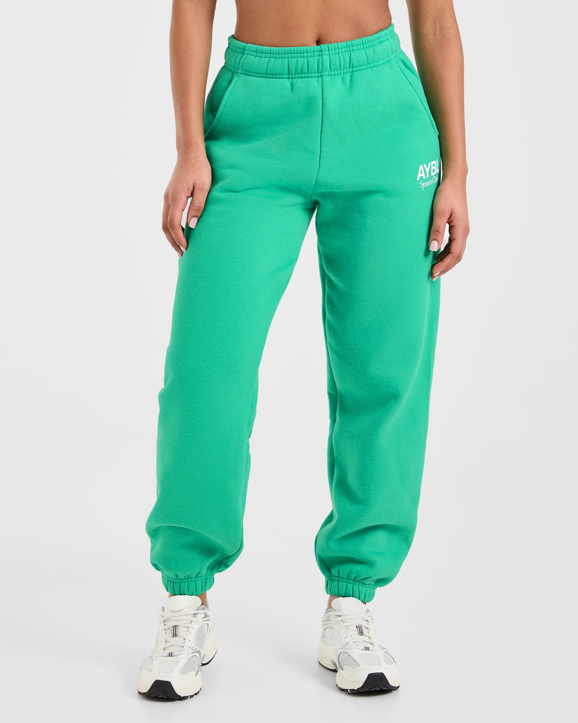 AYBL Sports Club Oversized Joggers - Racing Green