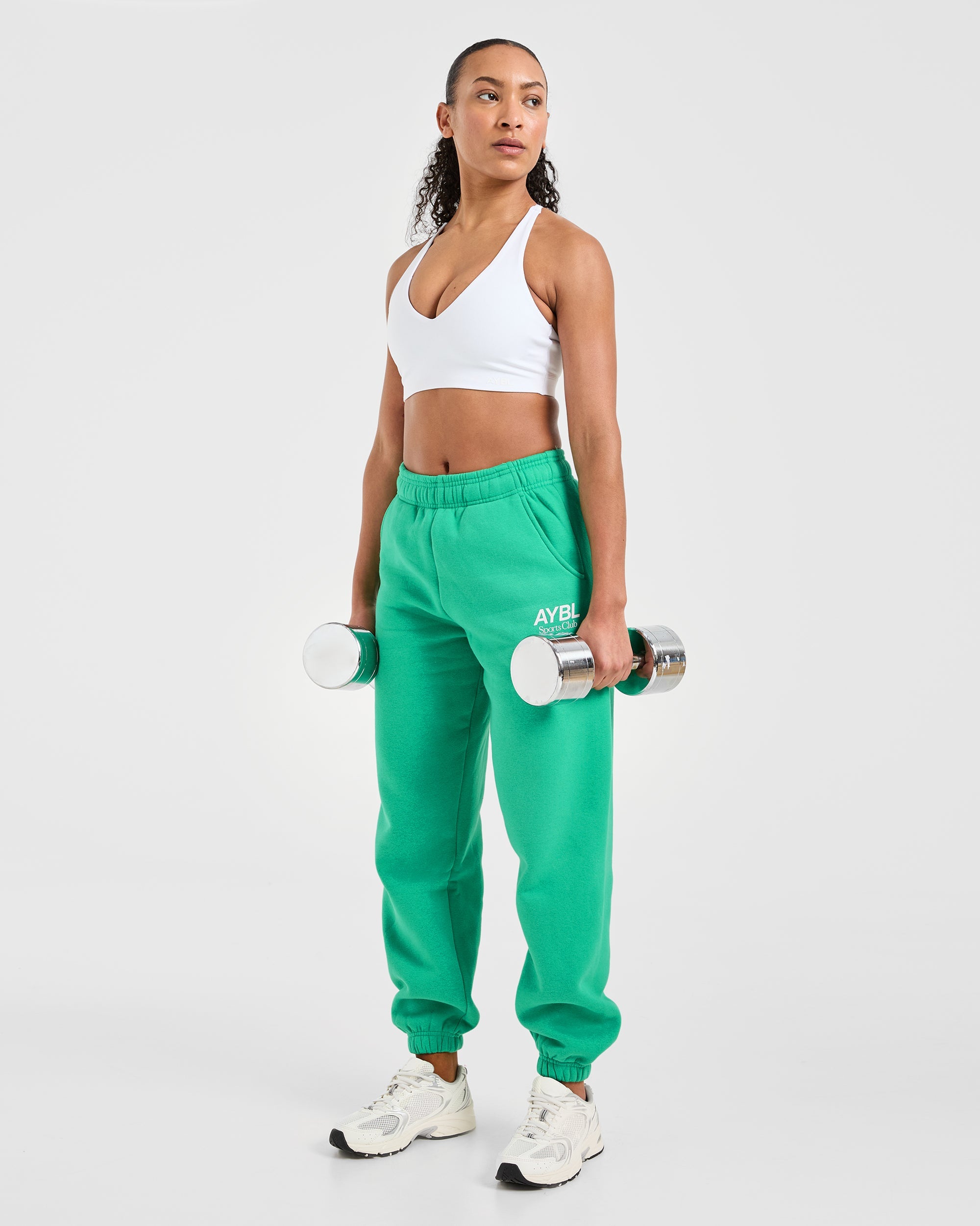 AYBL Sports Club Oversized Joggers - Racing Green