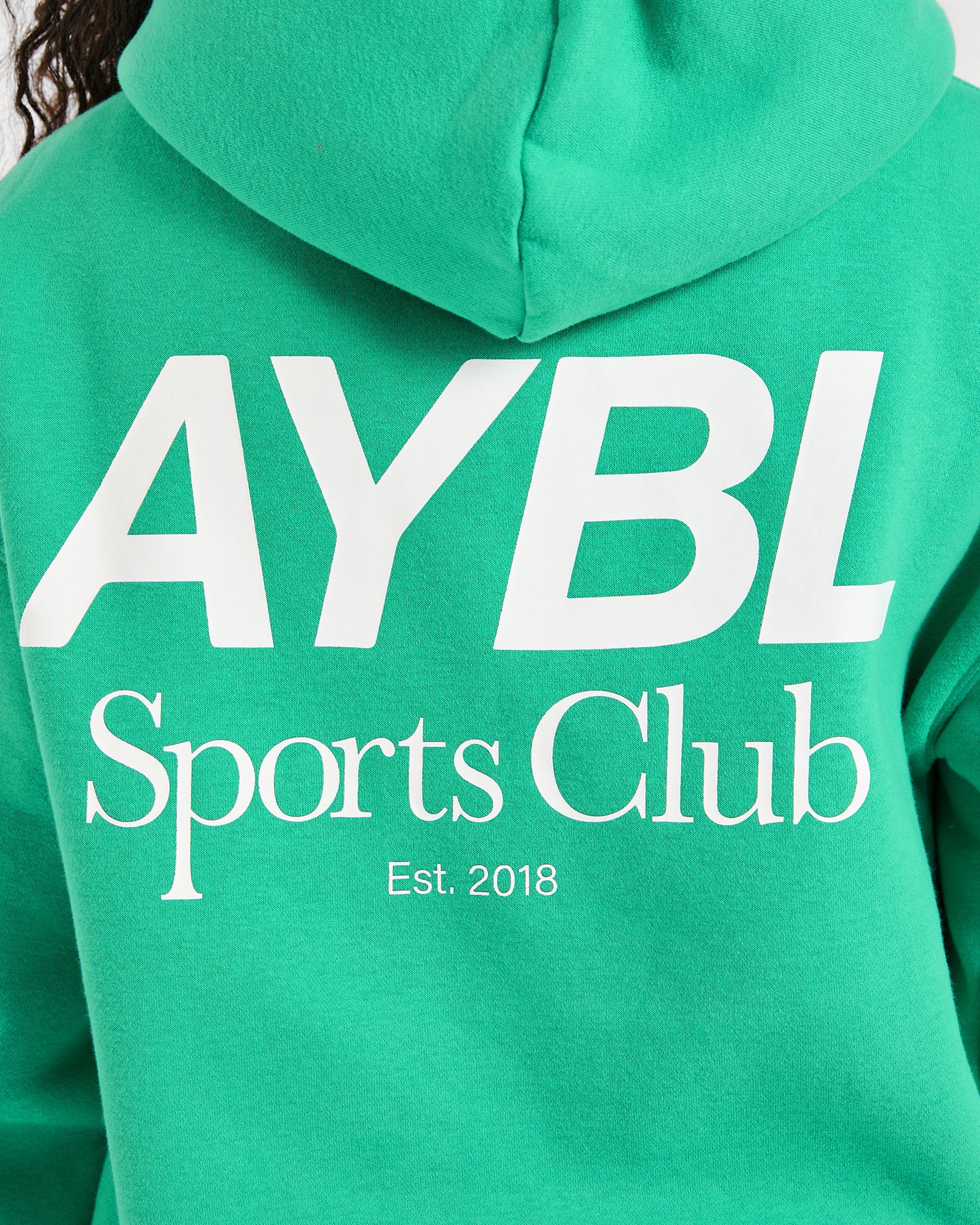 AYBL Sports Club Oversized Hoodie - Racing Green