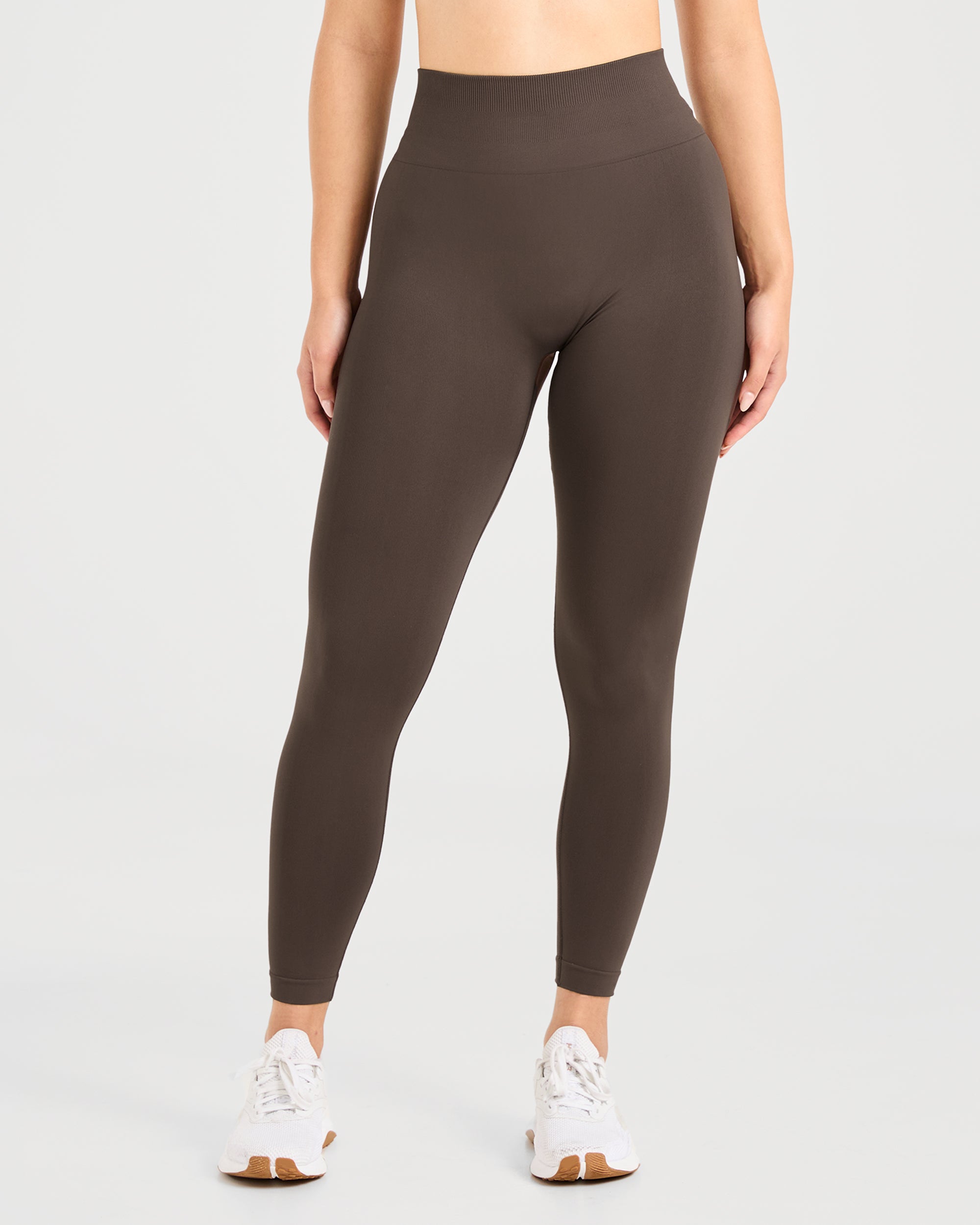 Power Seamless Leggings - Chestnut Brown