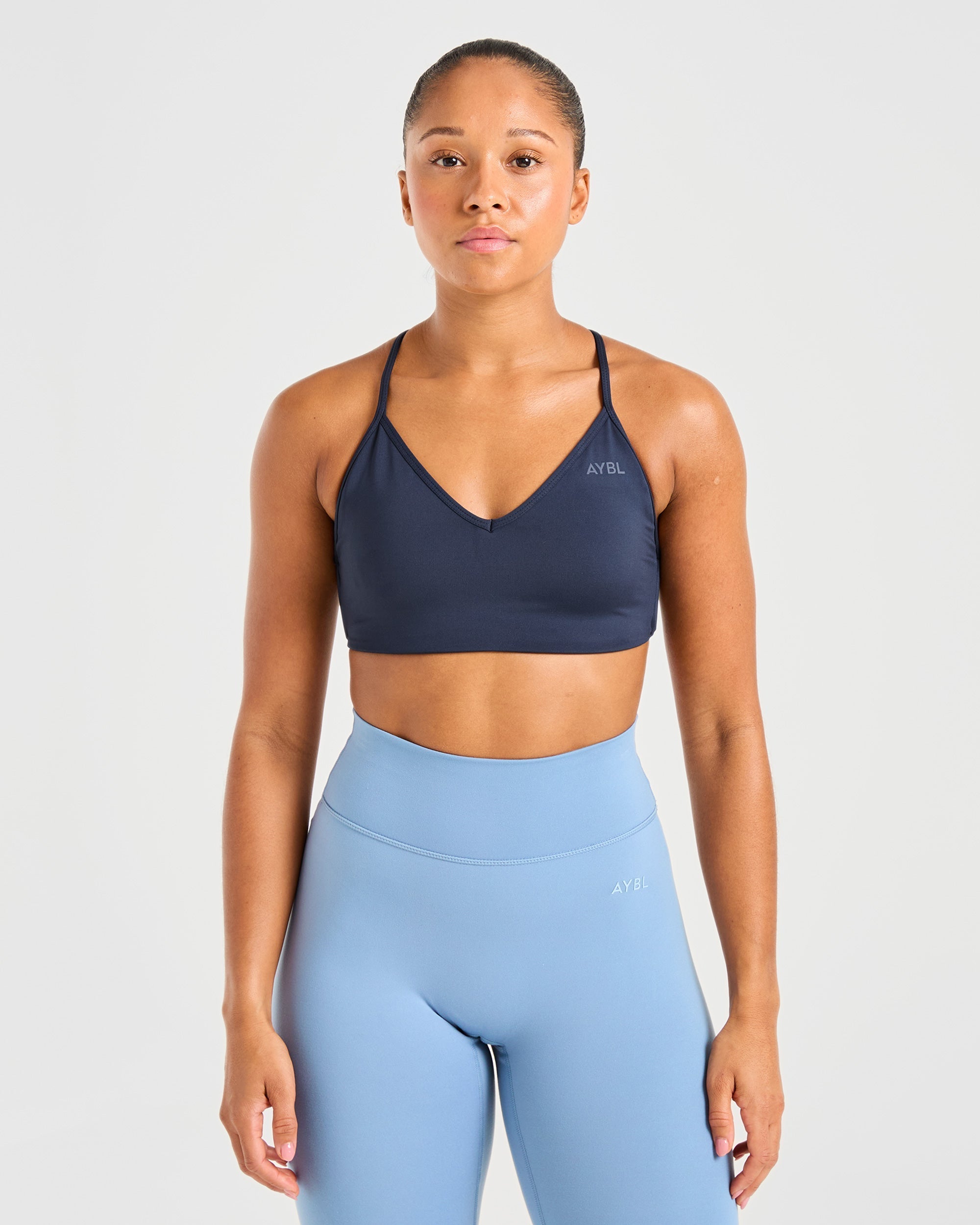 Essential Crossback Sports Bra - Deep Navy