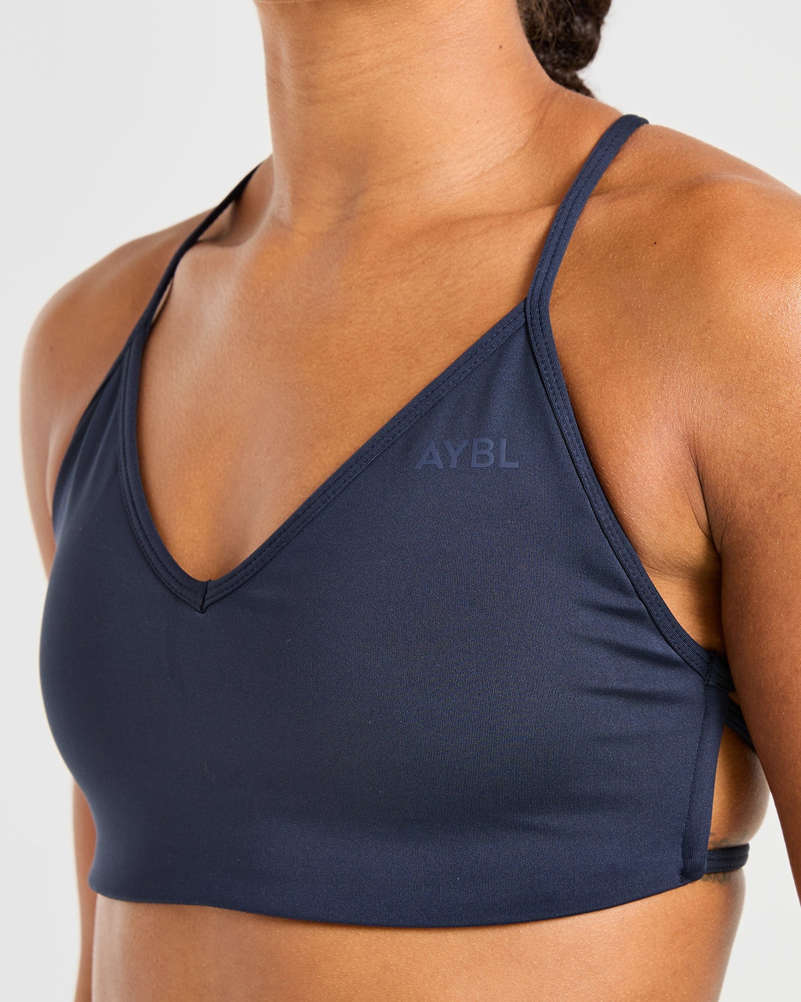 Socialite Bra: Navy/Carbon/Oatmilk