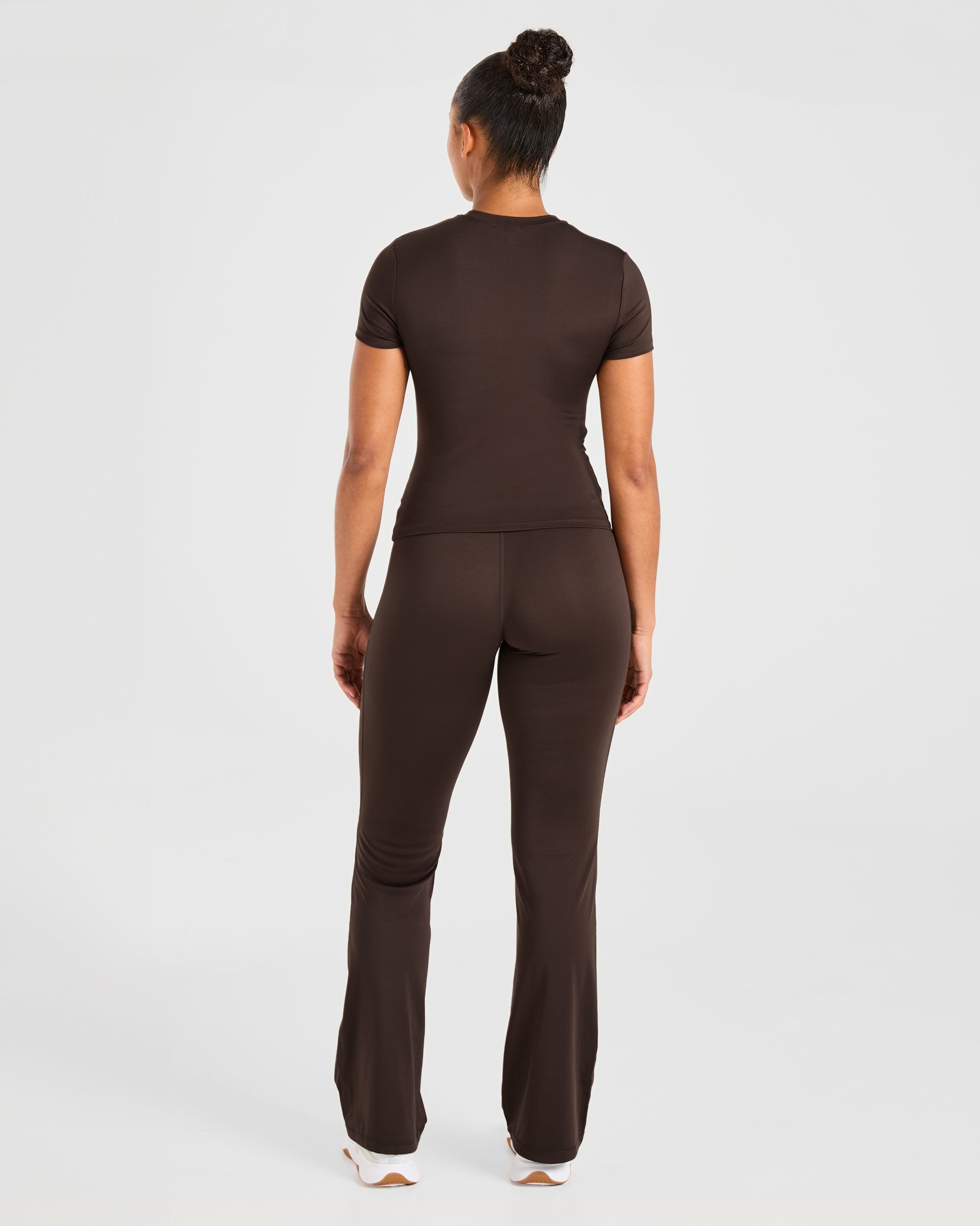 Sculpt T Shirt - Deep Cocoa Brown