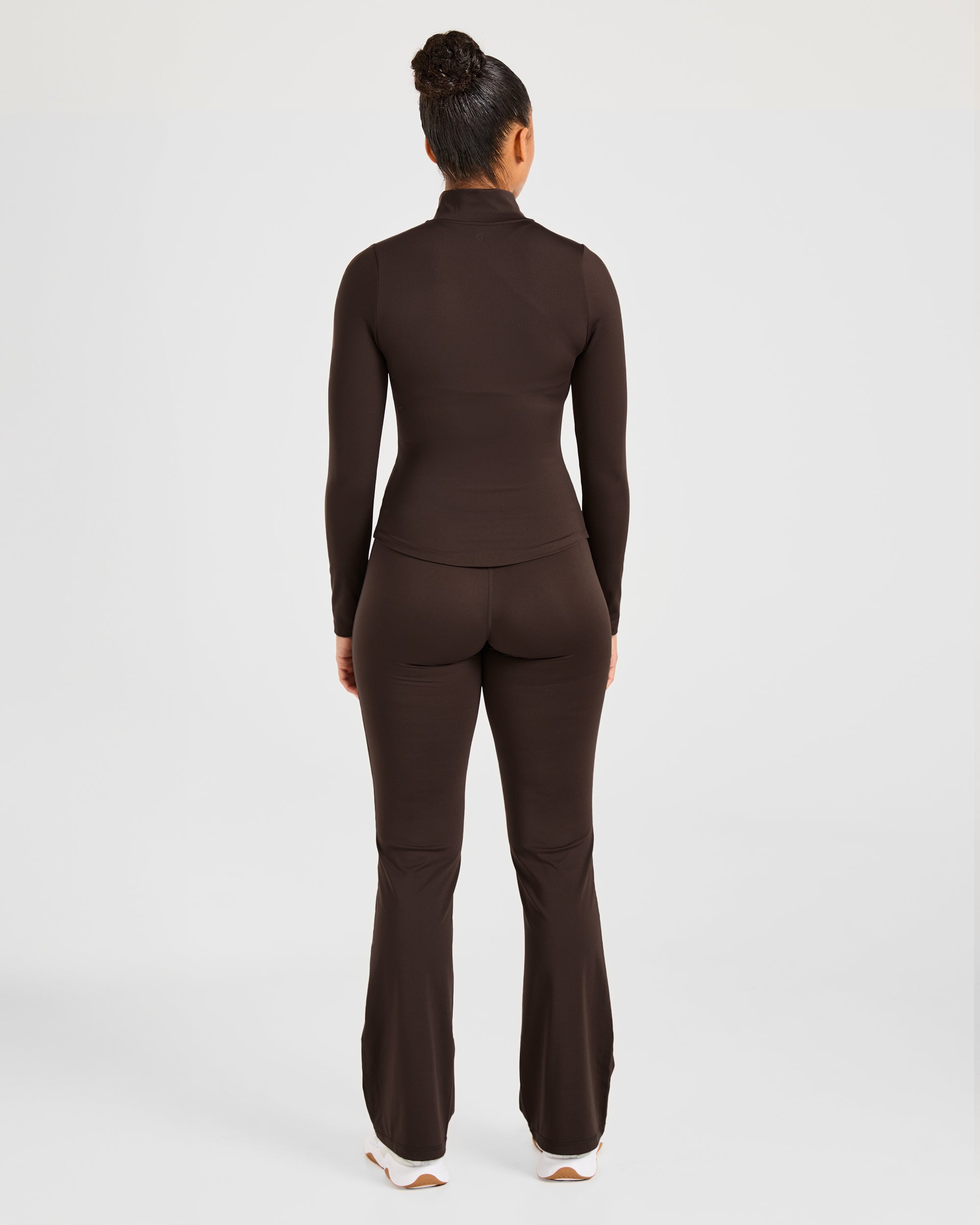 Sculpt Flared Leggings - Deep Cocoa Brown