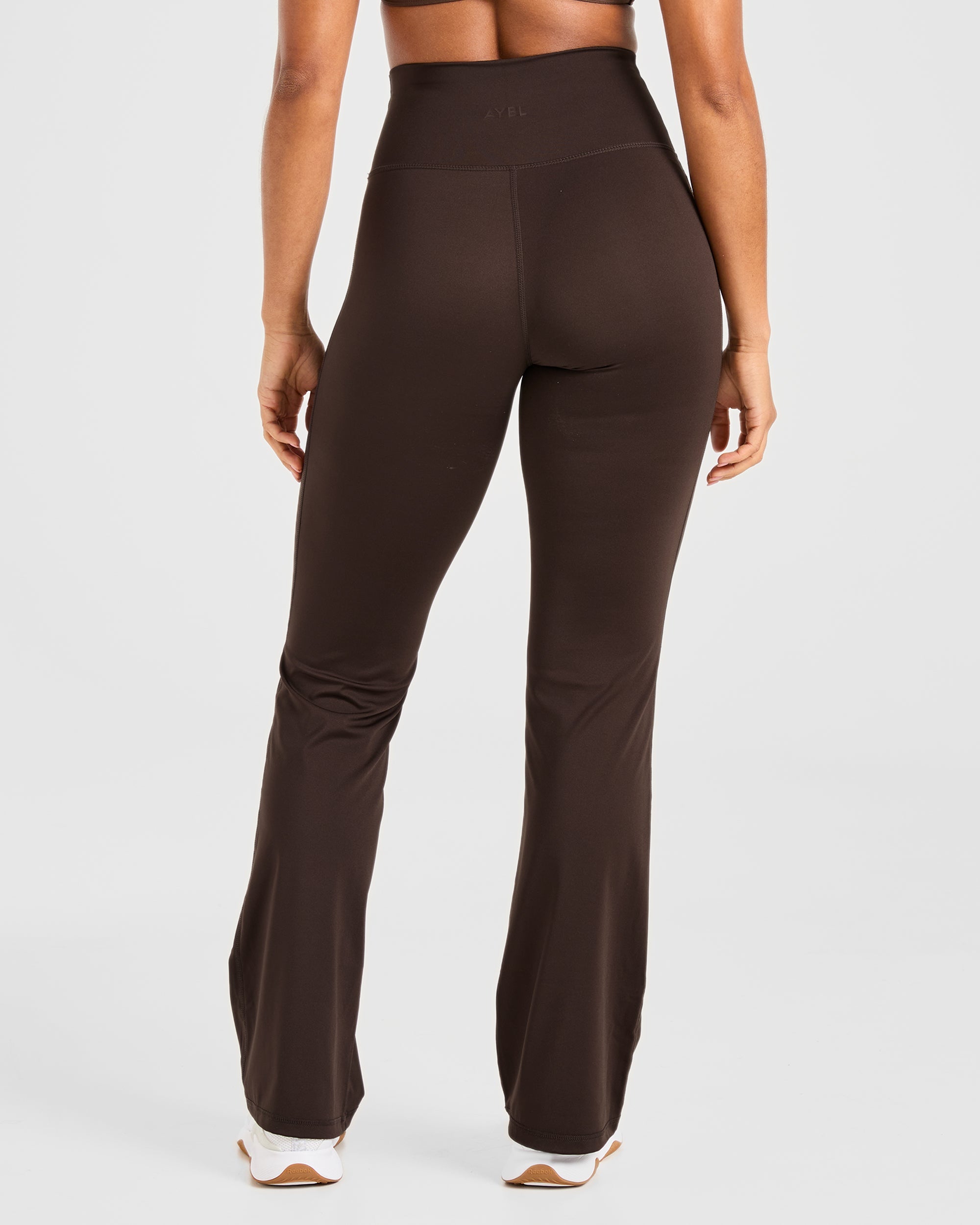 Sculpt Flared Leggings - Deep Cocoa Brown