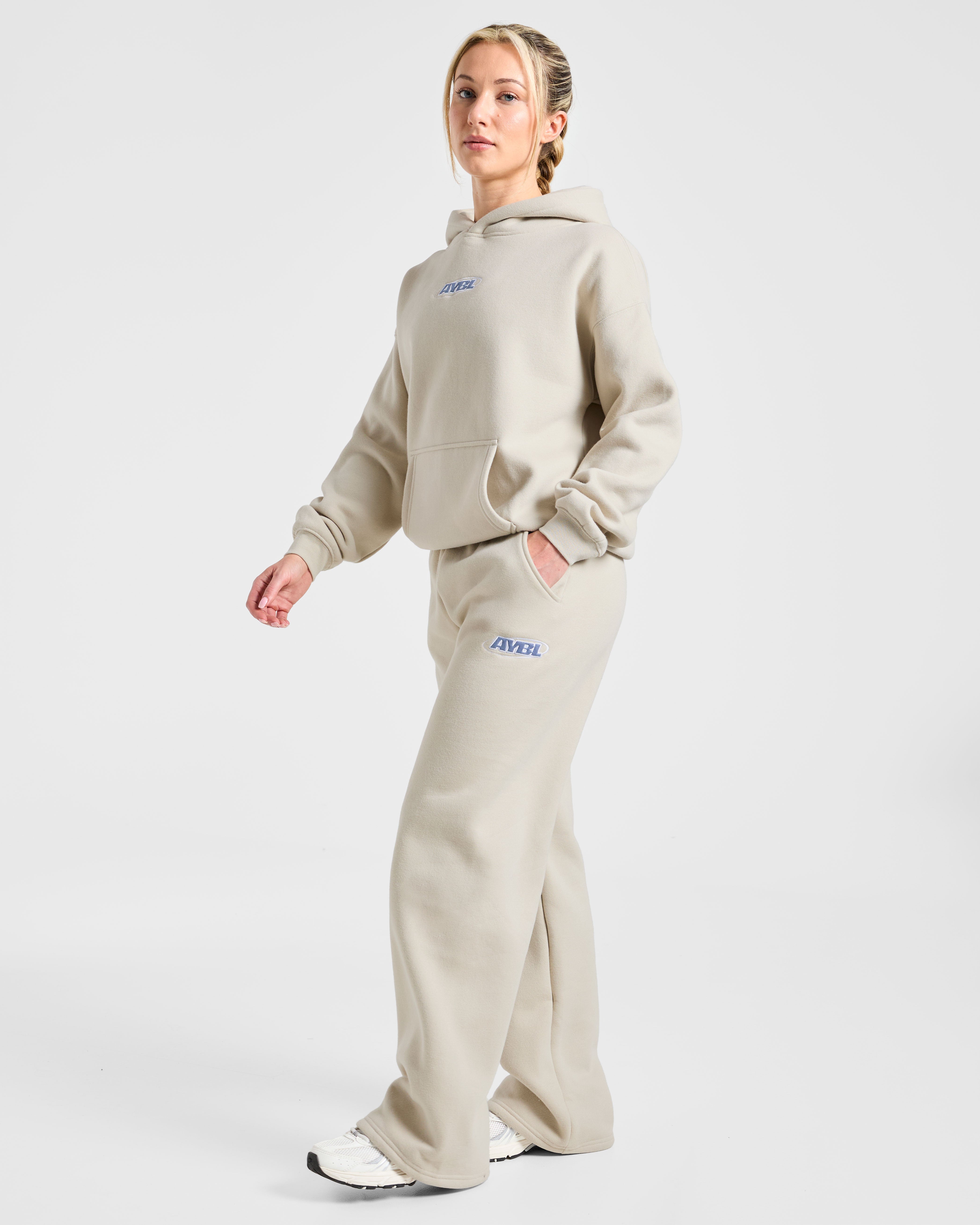 Sports Essentials Oversized Hoodie - Sand