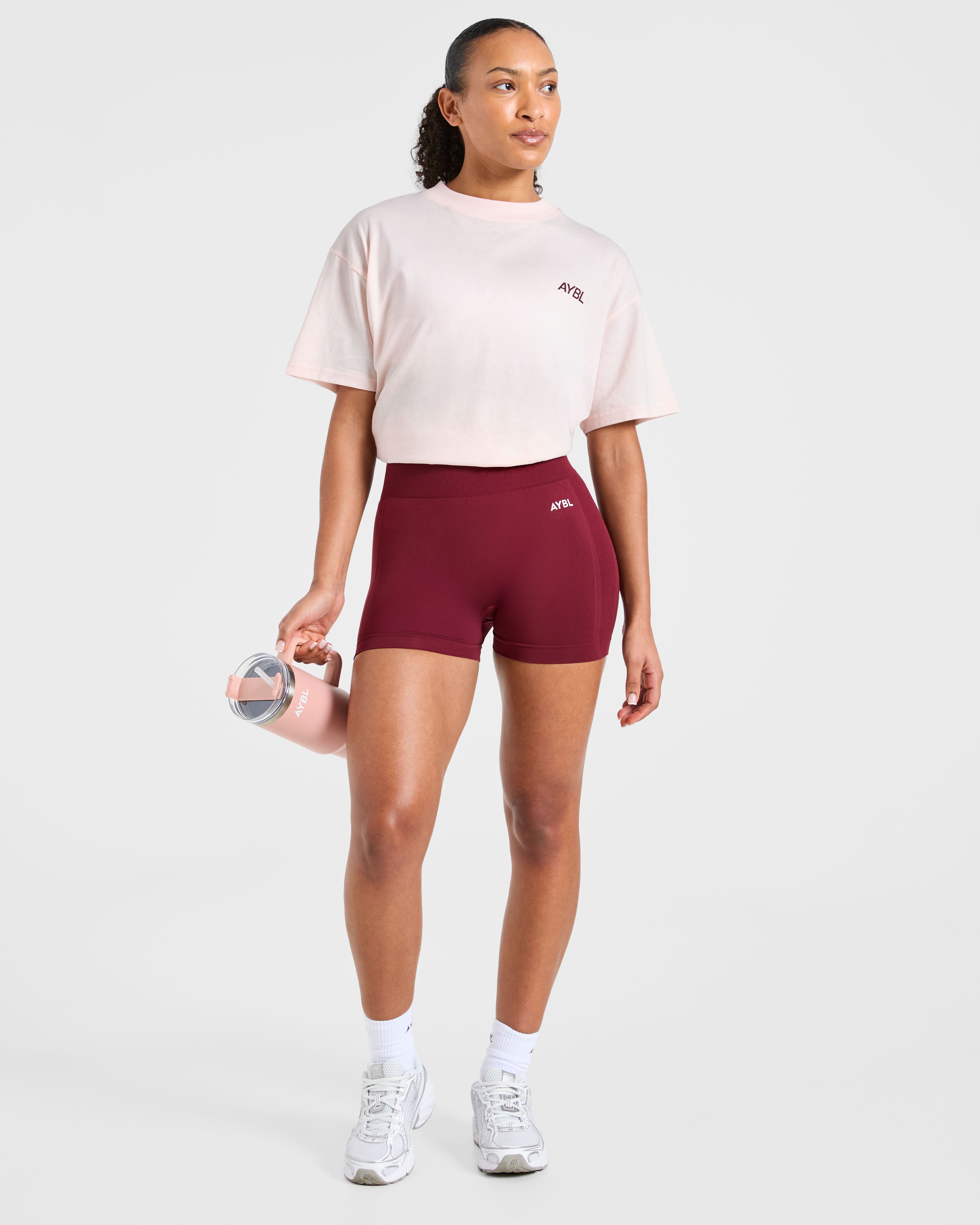 Sport Society Oversized T Shirt - Pink