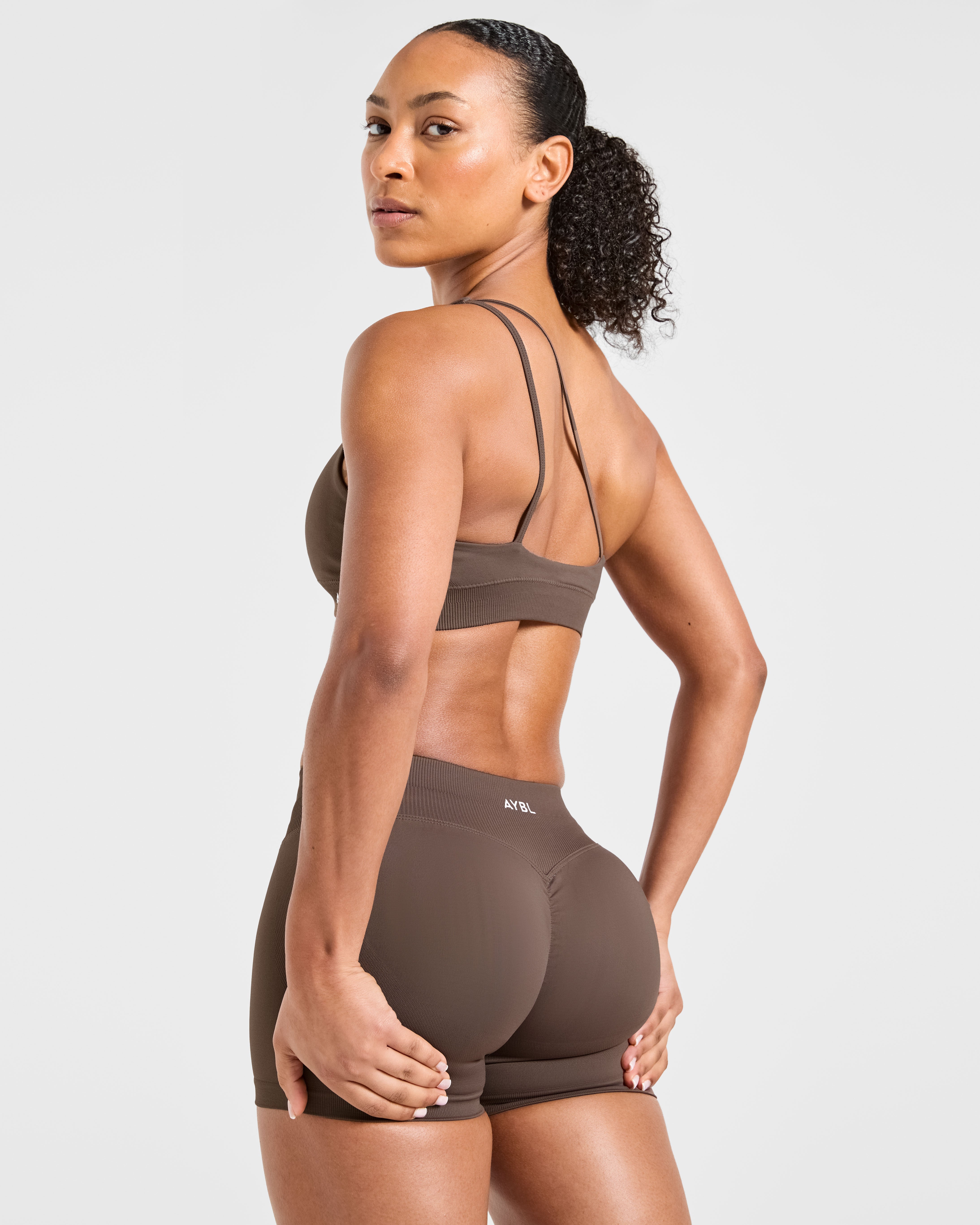 Enhance Seamless Shorts - Brown