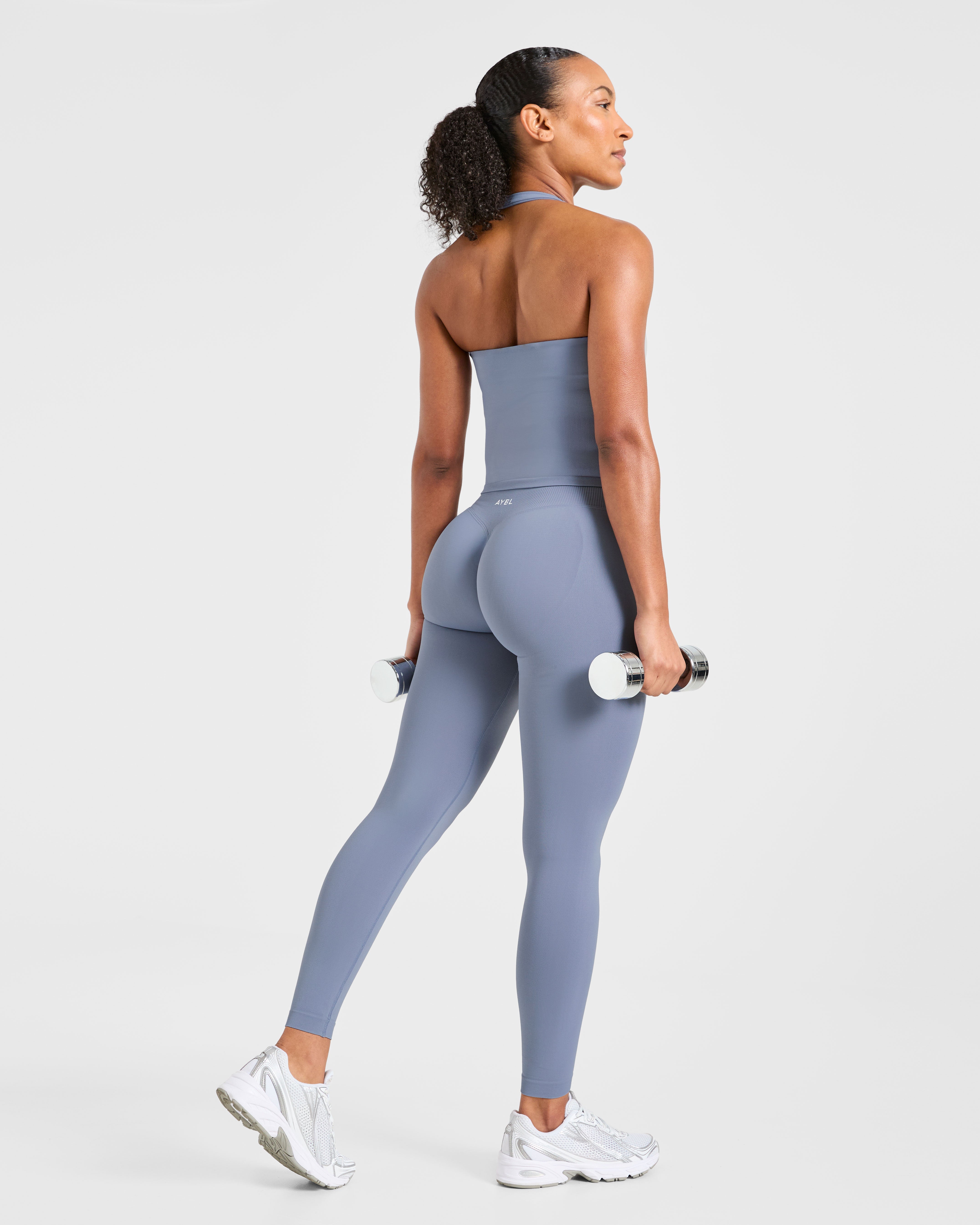 Enhance Seamless Leggings - Slate Blue