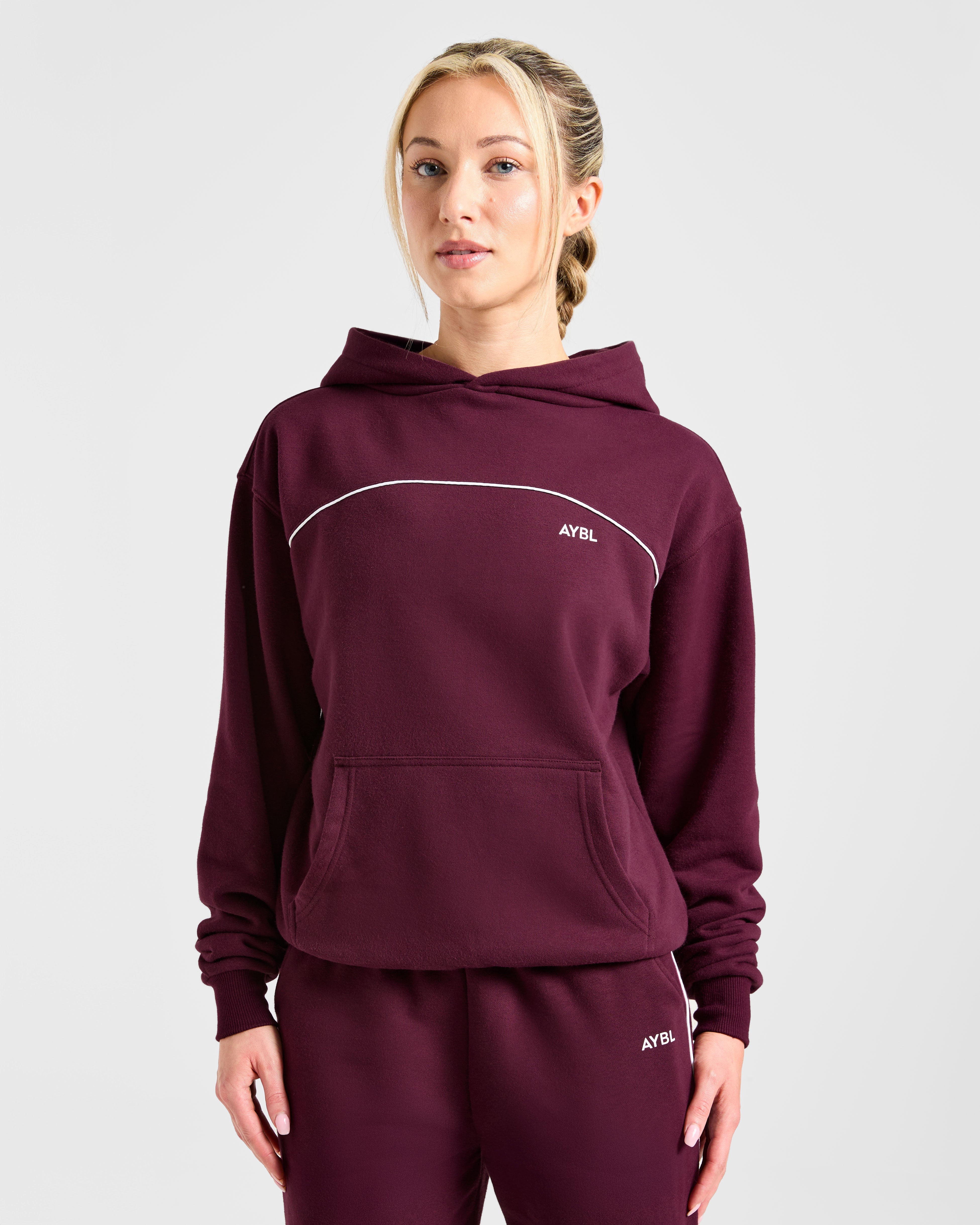 Form Hoodie - Deep Mulberry