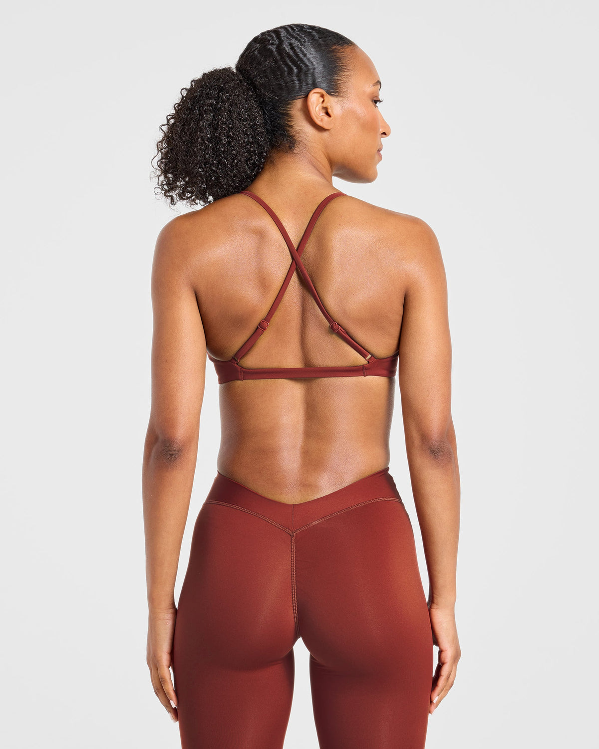Physique Sports Bra - Deep Auburn