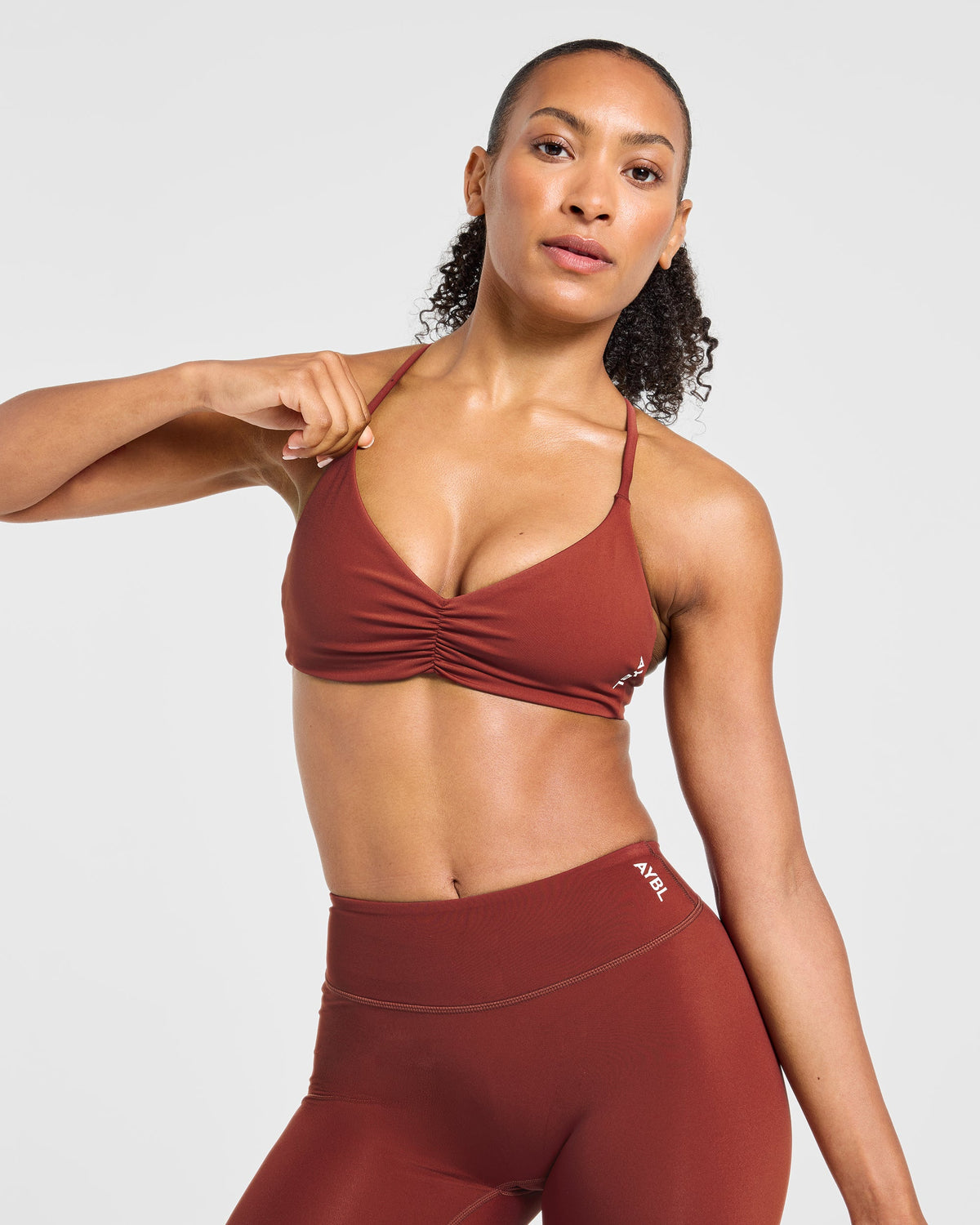 Physique Sports Bra - Deep Auburn