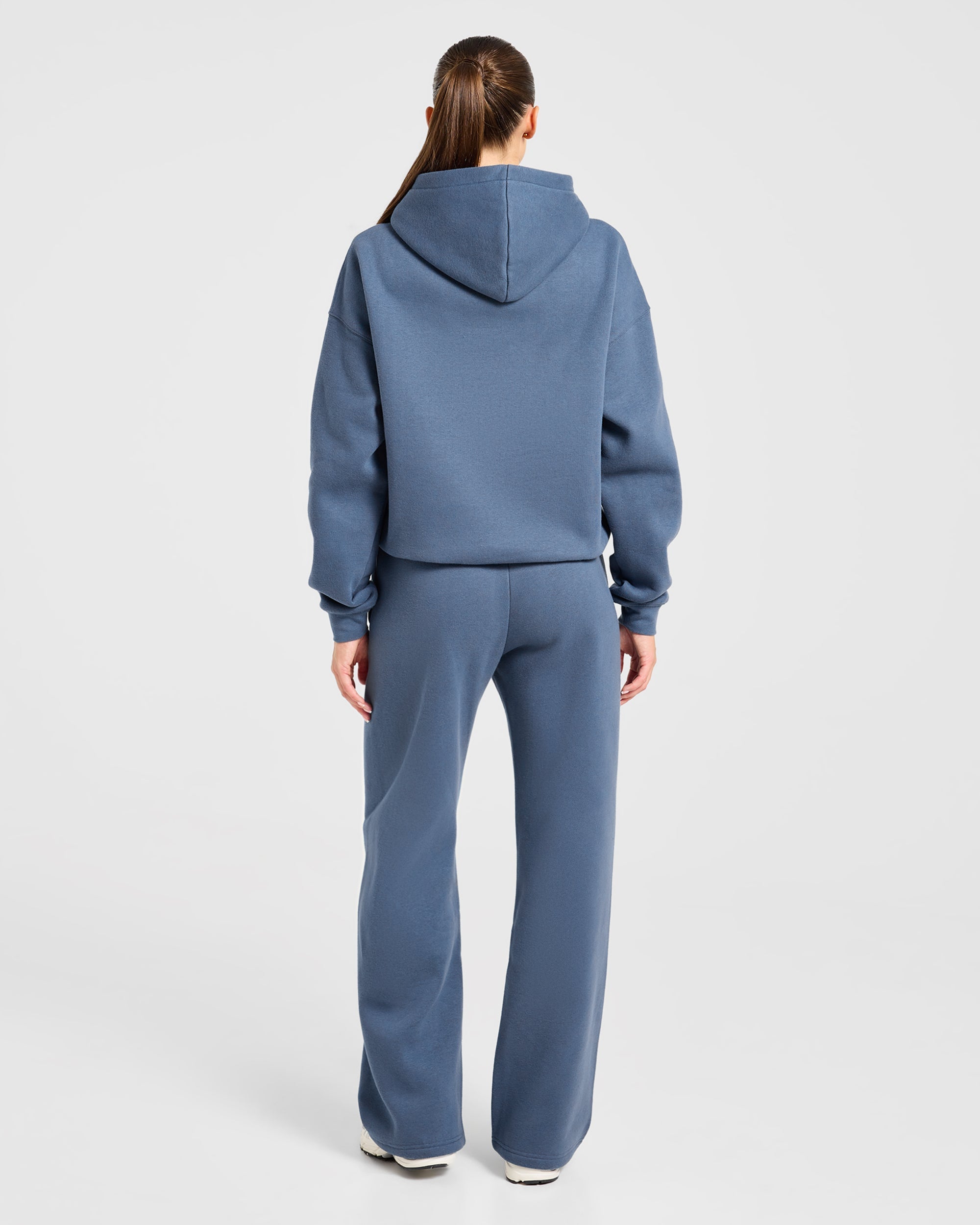 Varsity 2.0 Oversized Hoodie - Denim Blue