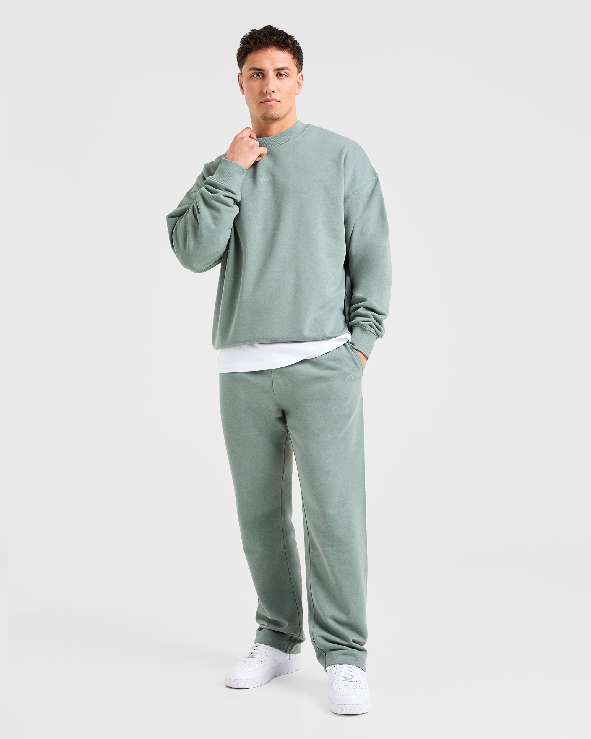 Craft Oversized Straight Leg Joggers - Vintage Sage