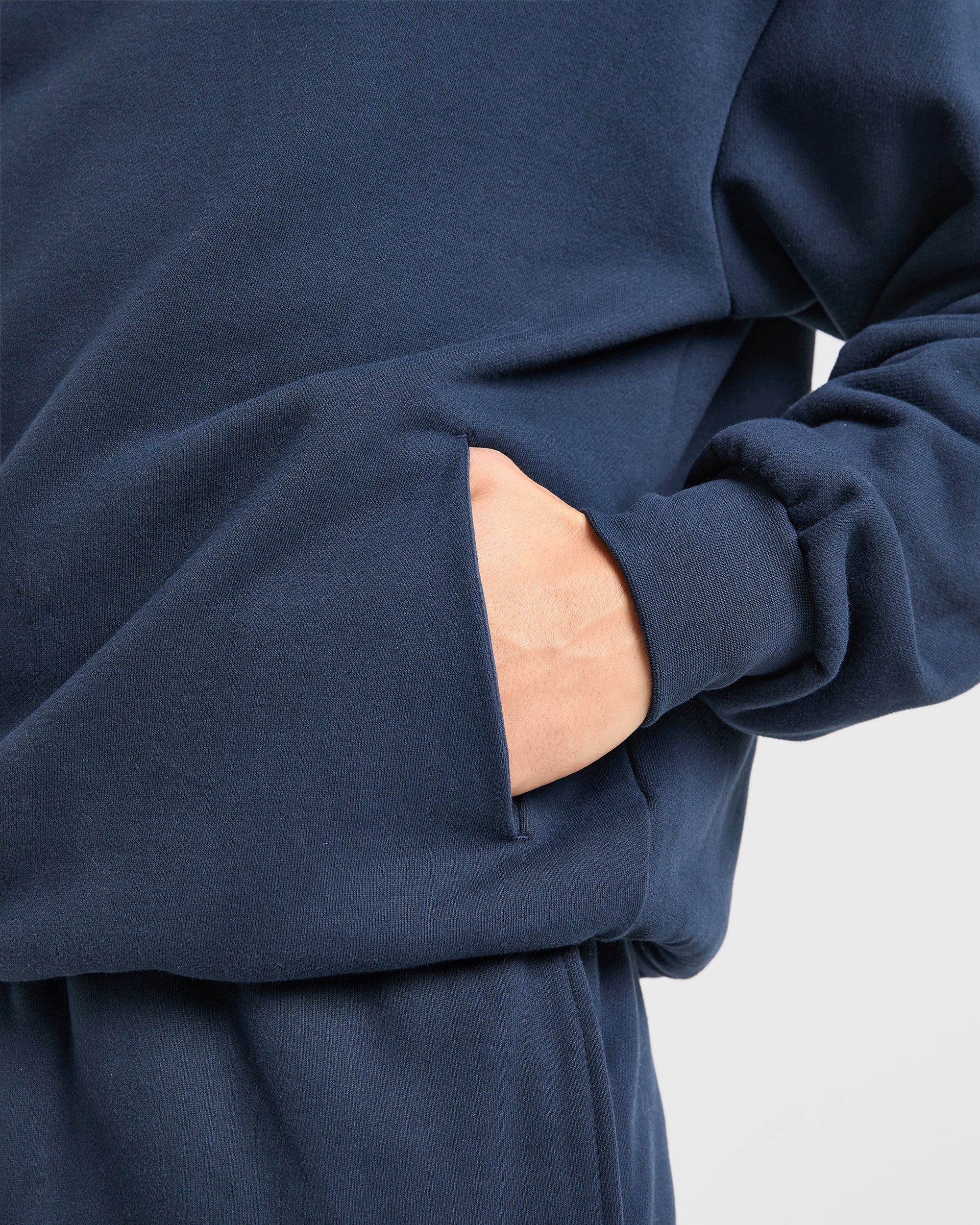 Essential Oversized Hoodie - Navy